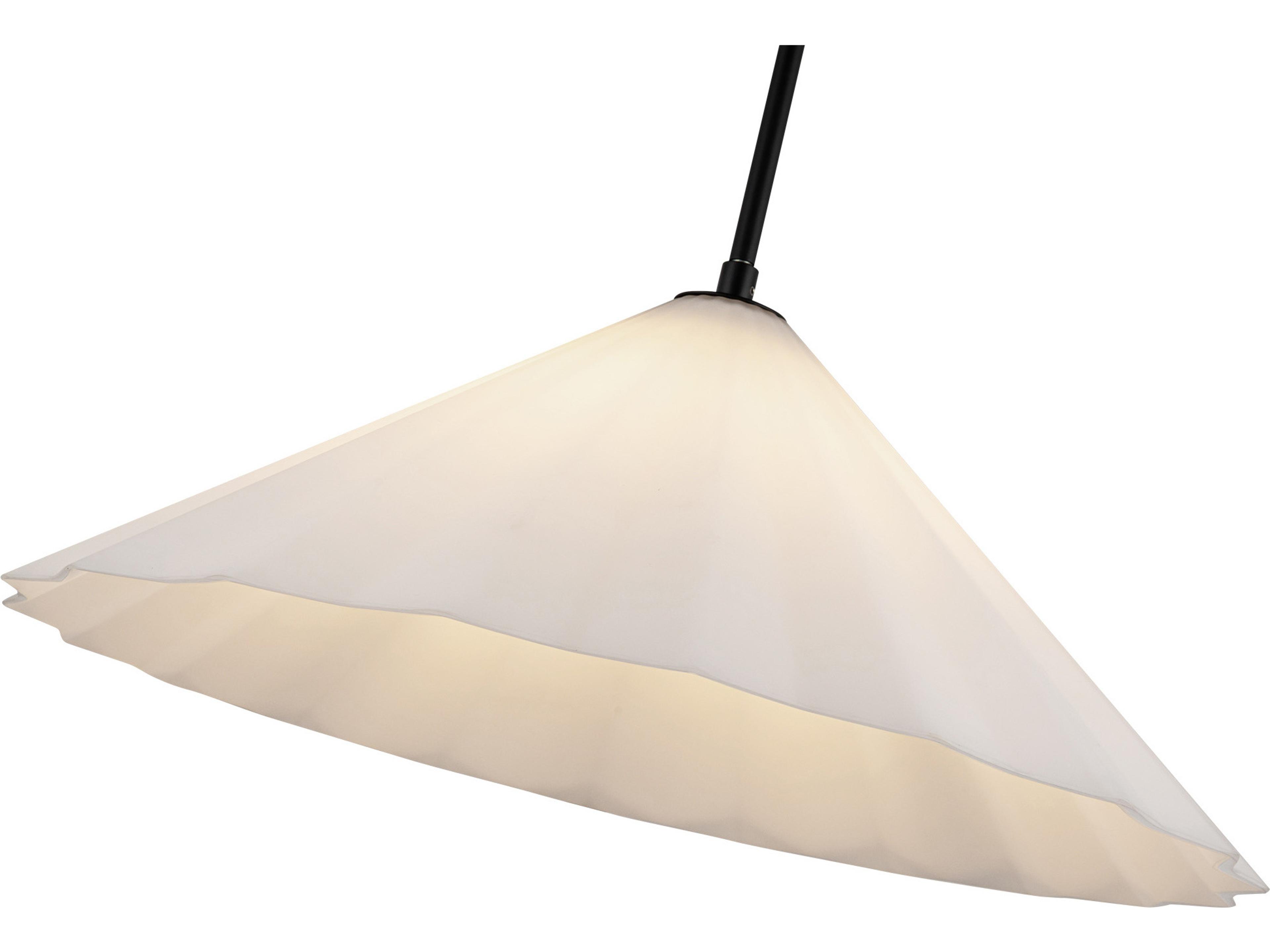 Alora Mood Serena 1-Light Matte Black Pendant