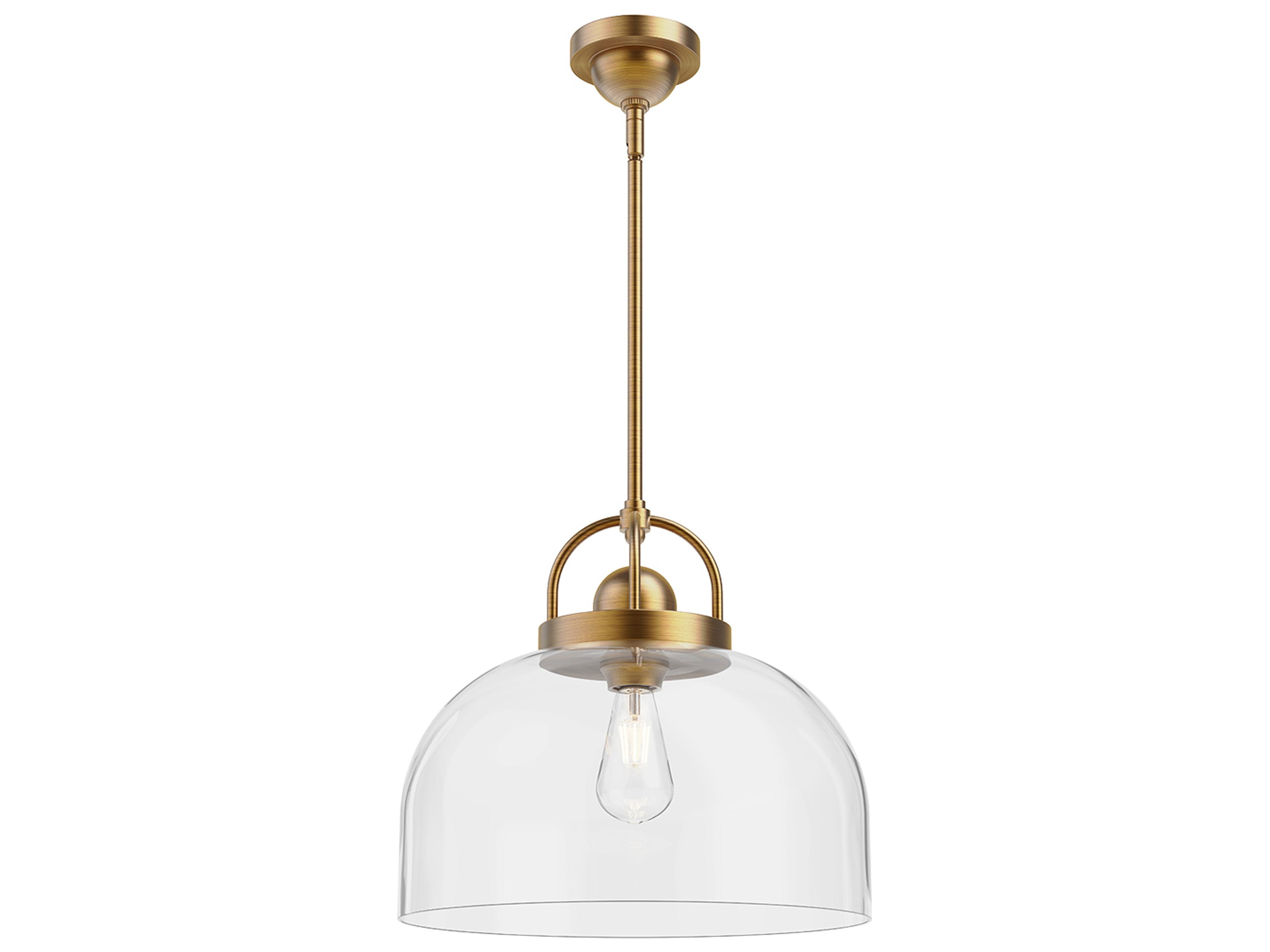 Lancaster Pendant Light in Aged Gold
