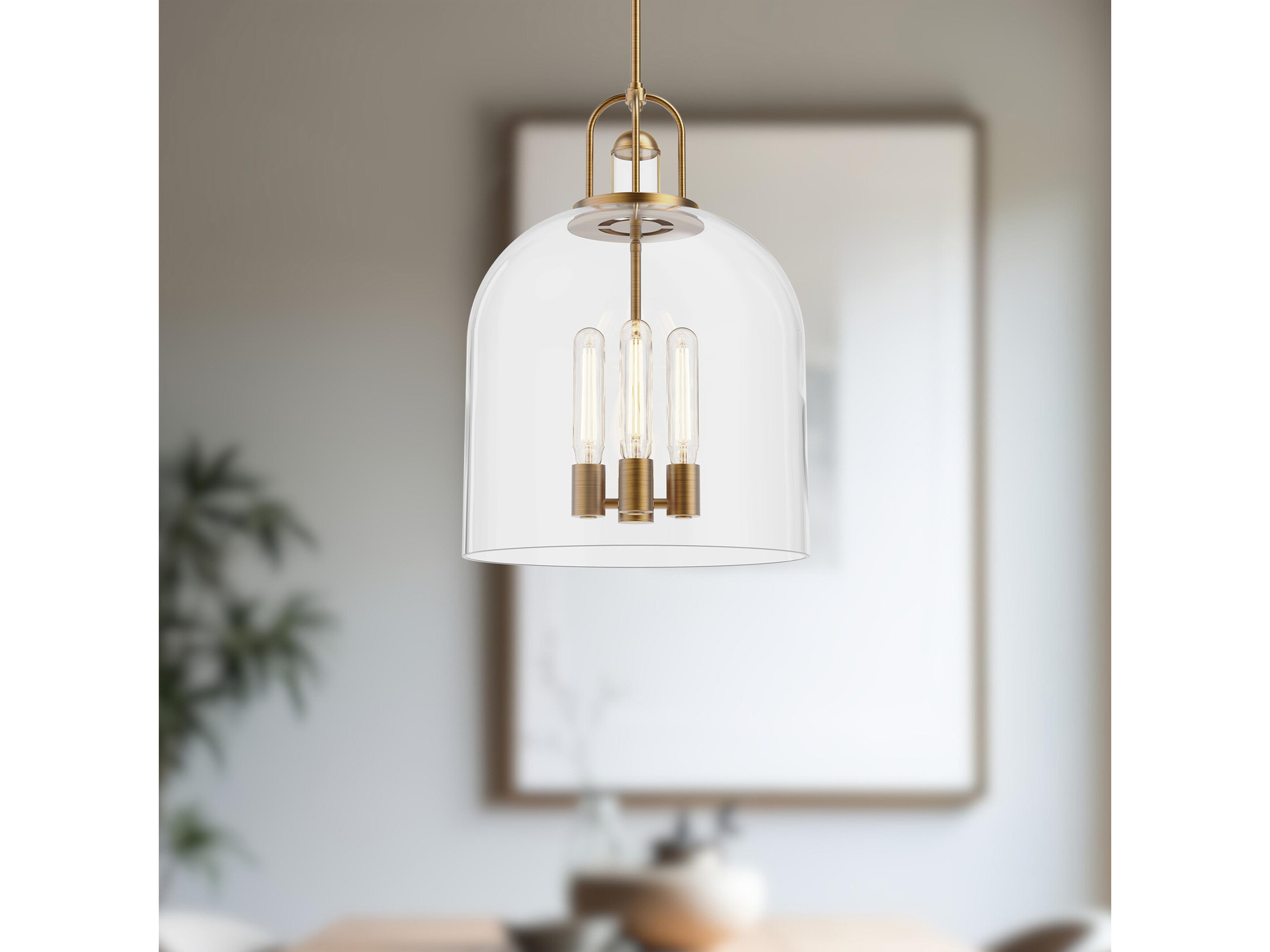Alora Mood Lancaster 4-Light Aged Gold Pendant