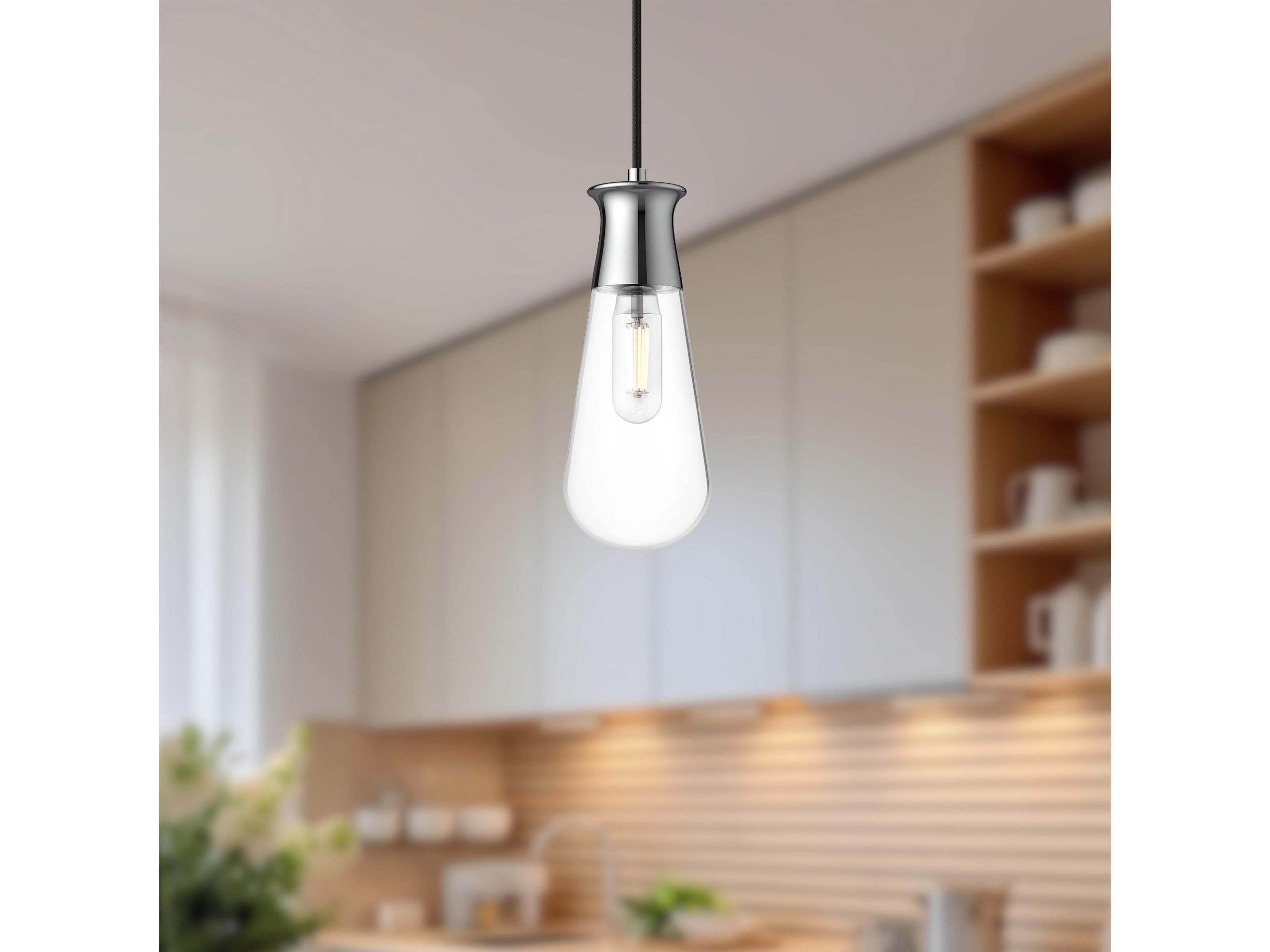 Alora Mood Marcel 1-Light Chrome Mini Pendant