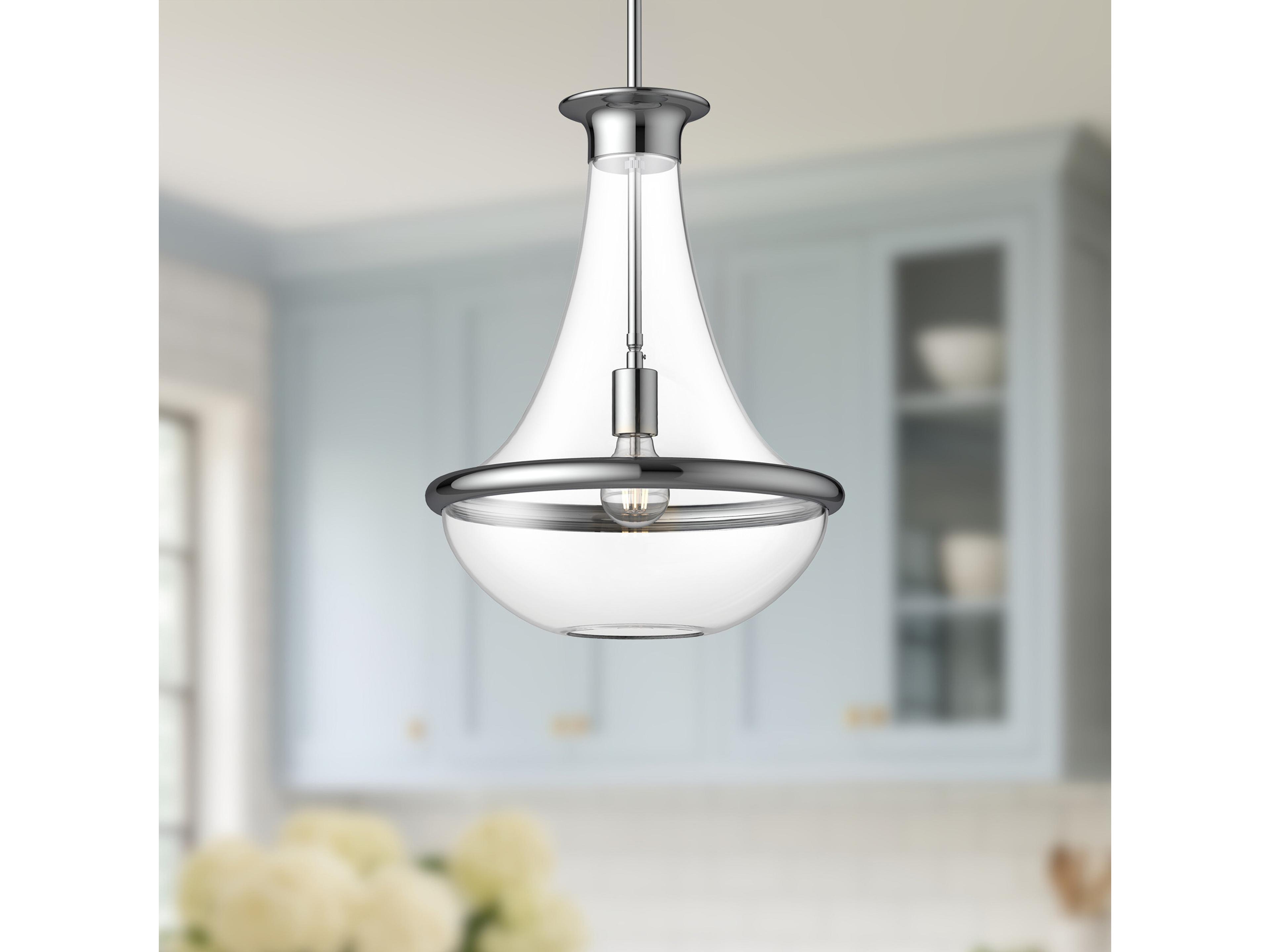 Alora Mood Marcel 1-Light Chrome Mini Pendant