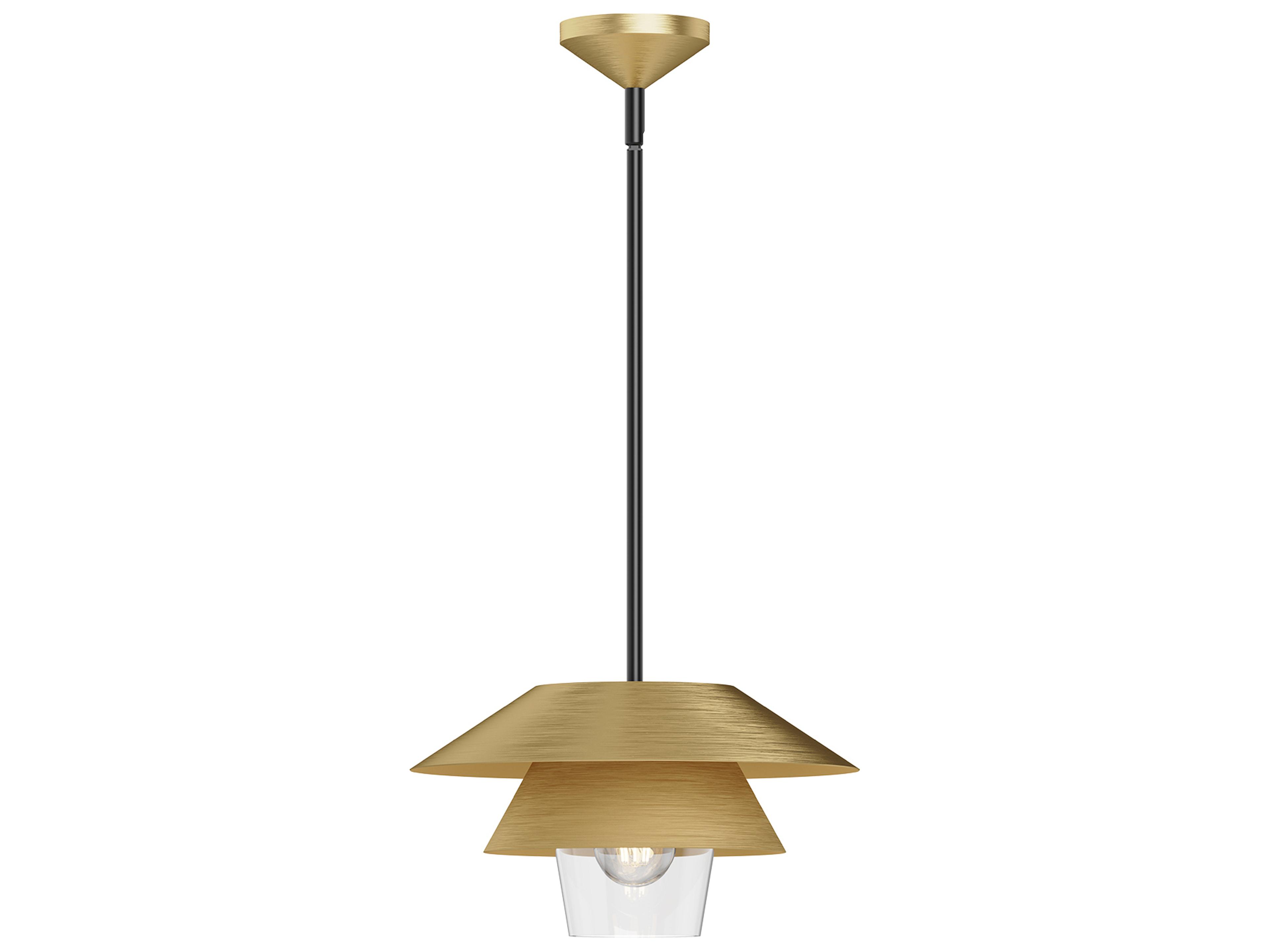 Tetsu Pendant Light in Brushed Gold Modern Japandi Fixture