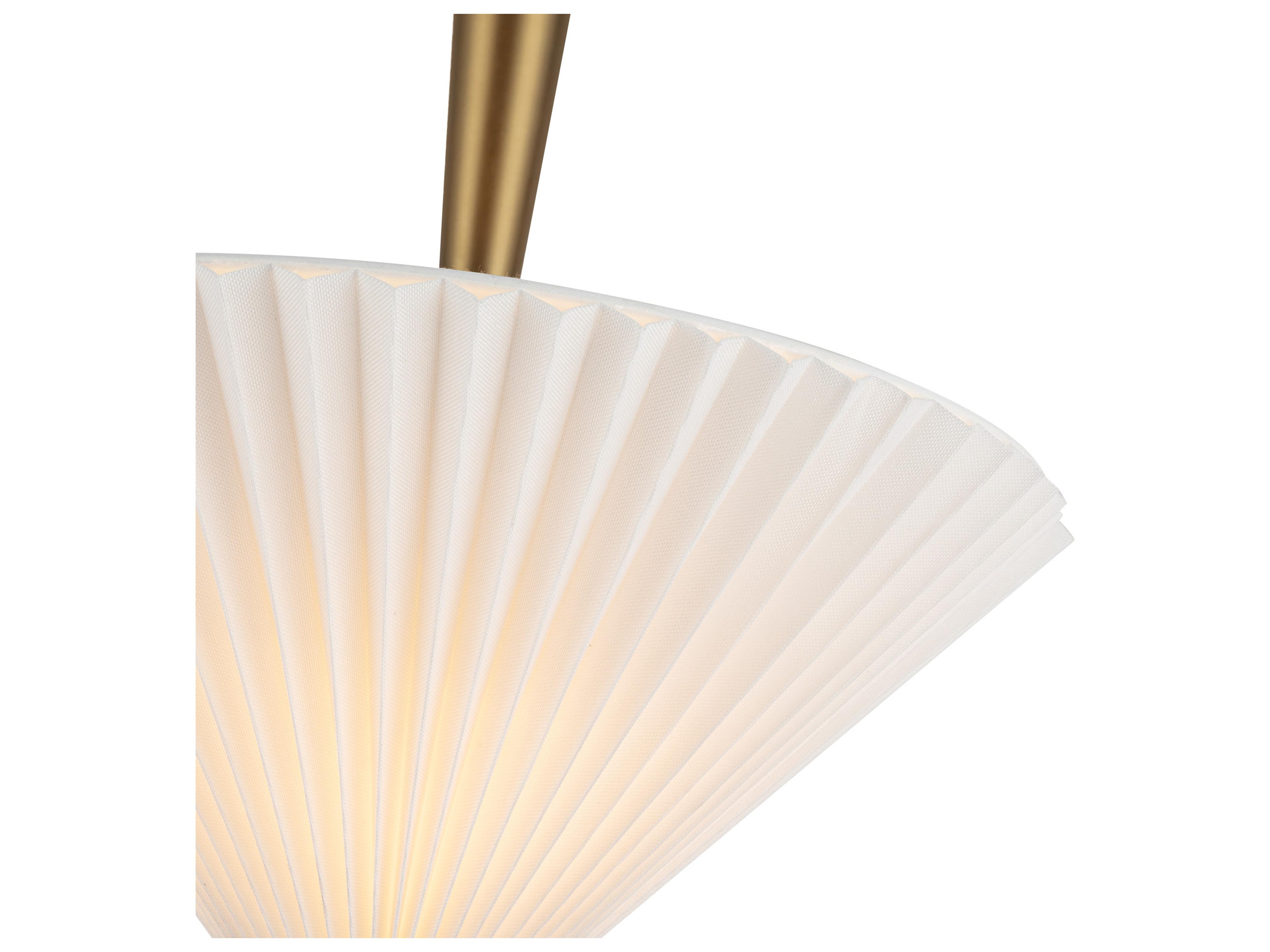 Alora Mood Bridgette 1-Light Brushed Gold Pendant