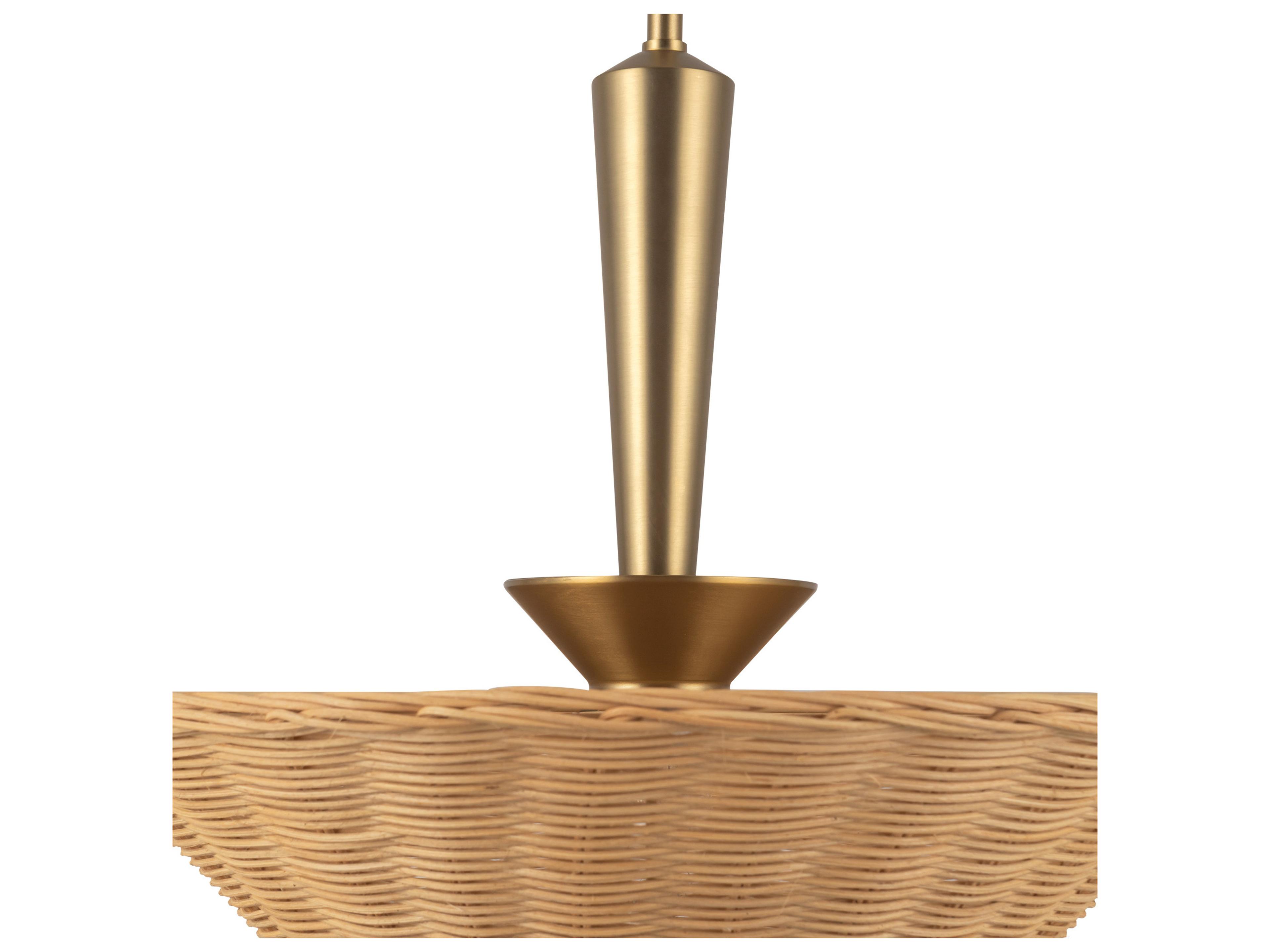 Alora Mood Bridgette 1-Light Brushed Gold Pendant