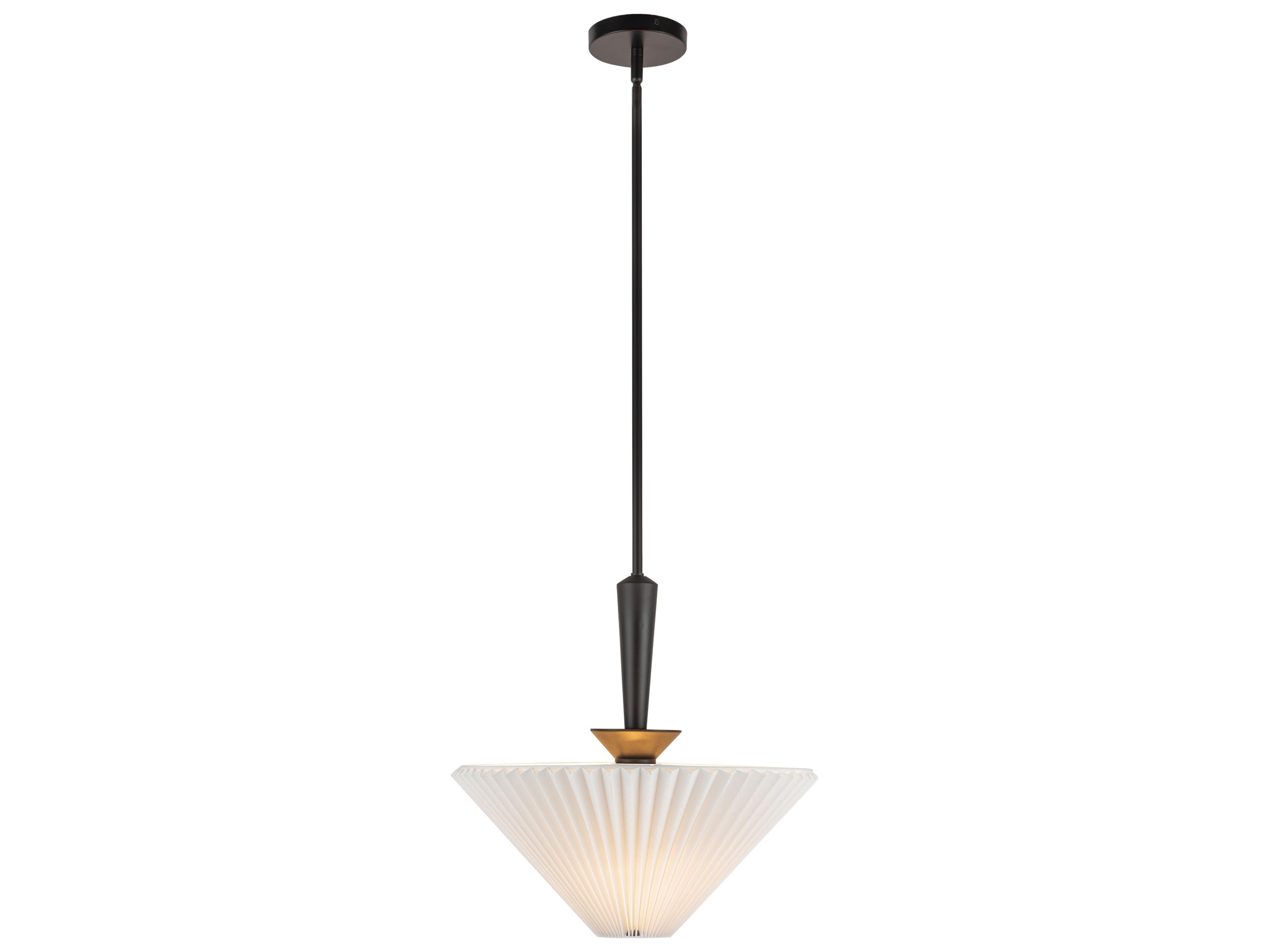Bridgette Pendant Light in Matte Black Modern Fixture