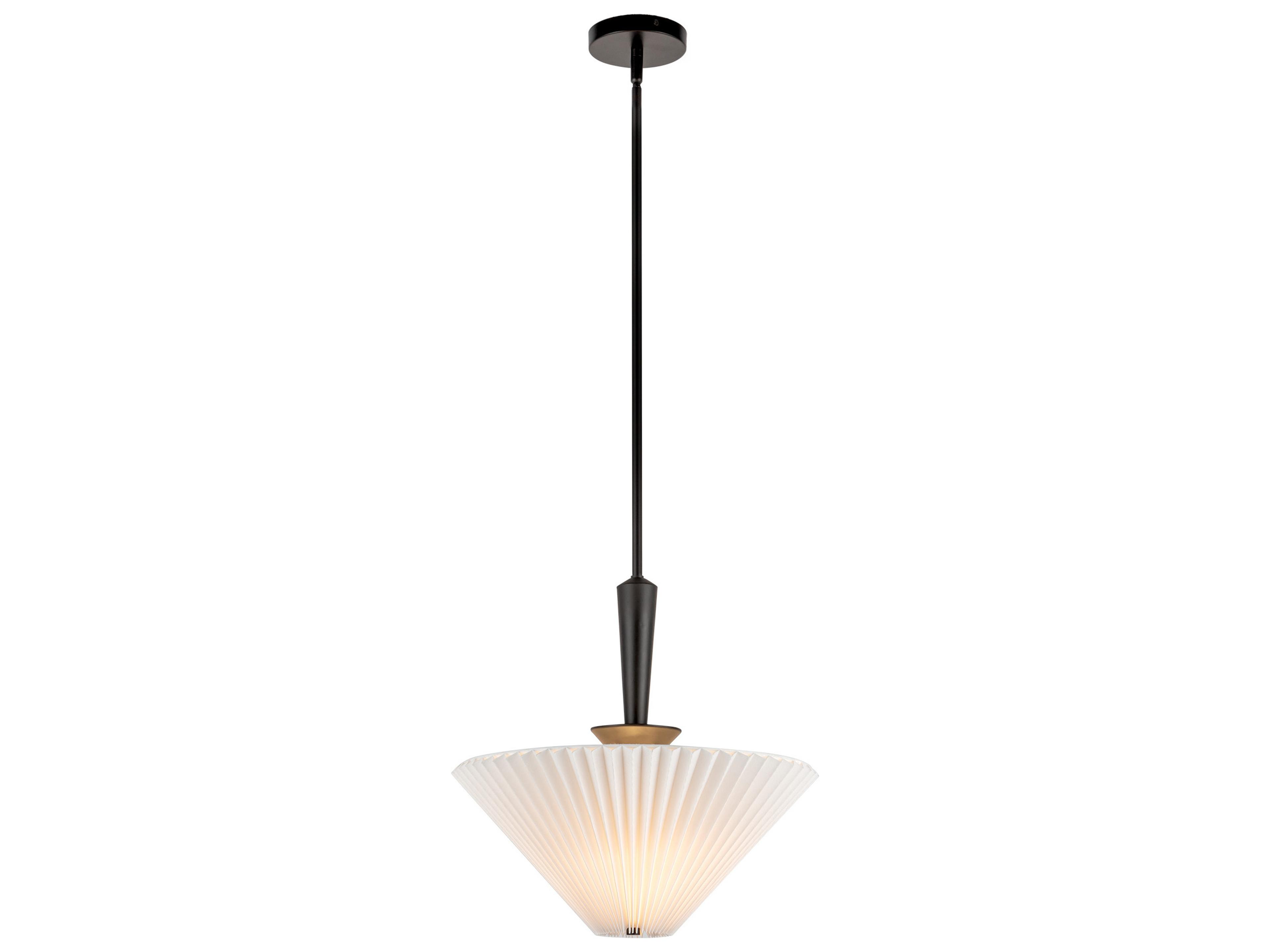 Alora Mood Bridgette 1-Light Matte Black Pendant