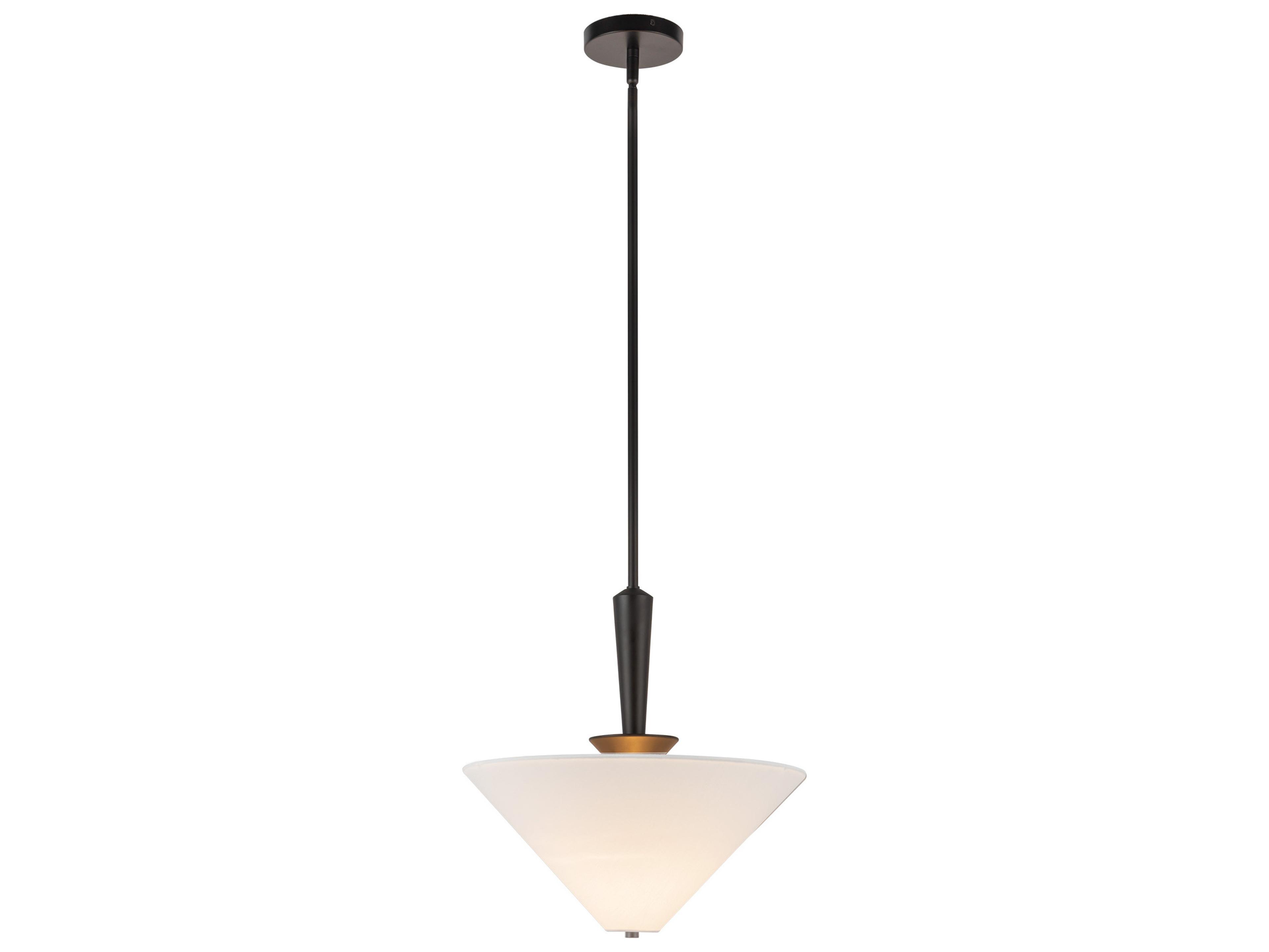 Alora Mood Bridgette 1-Light Matte Black Pendant