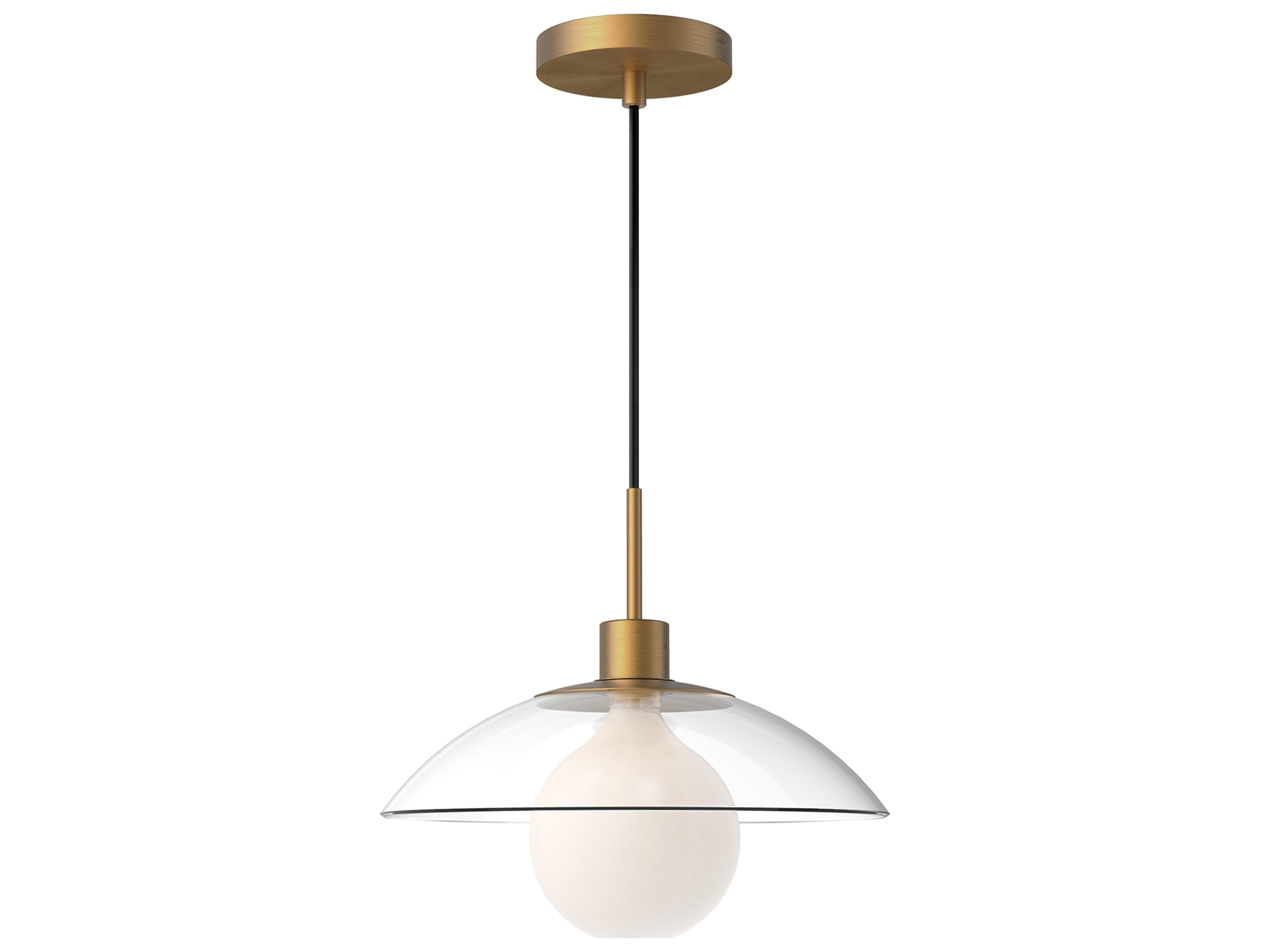 Francesca Pendant Light in Aged Gold Modern
