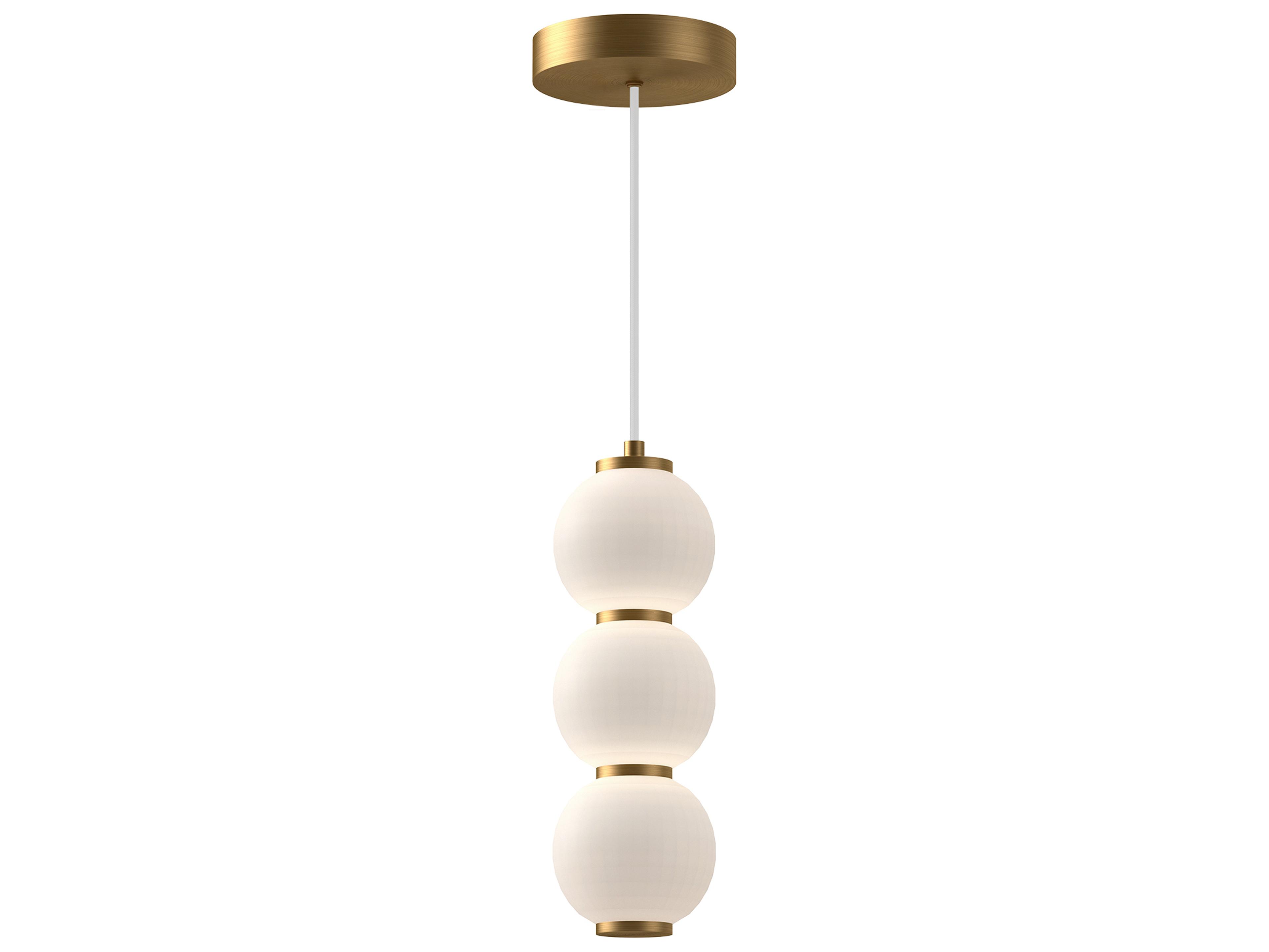 Bijou Pendant Light in Aged Gold Elegant
