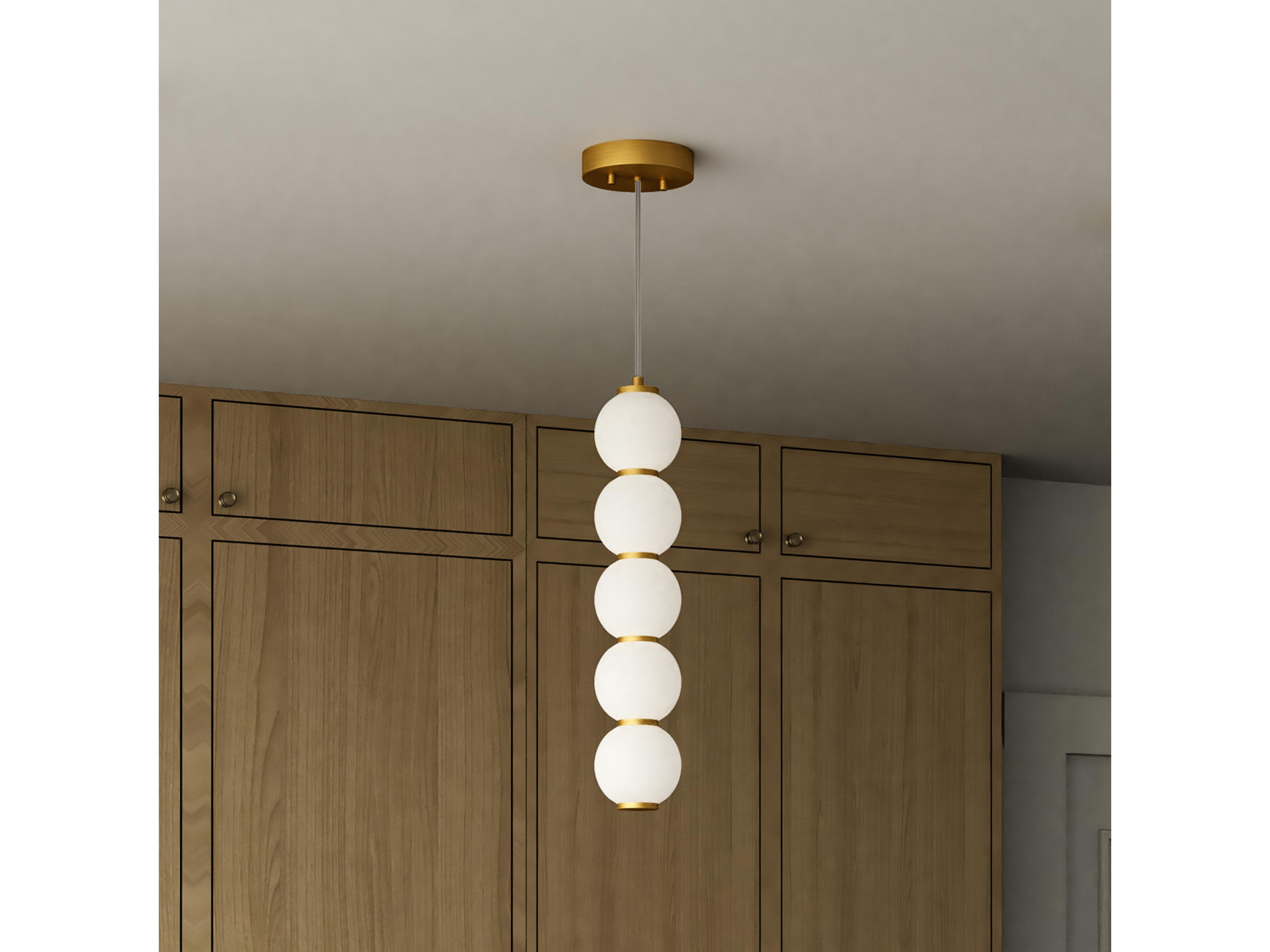 Alora Mood Bijou Aged Gold Geometric Mini Pendant