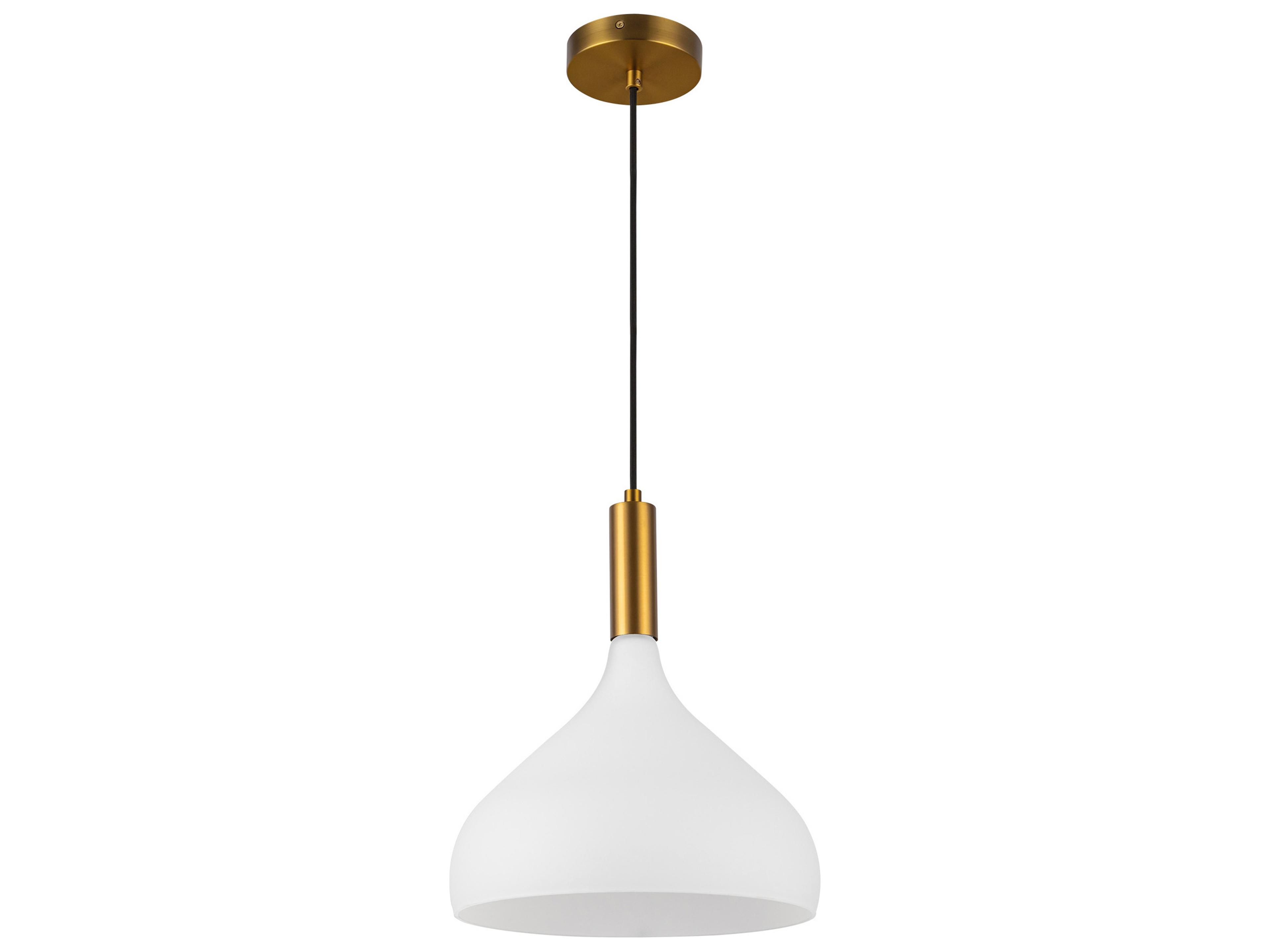 Alora Mood Belleview 1-Light Aged Gold Mini Pendant