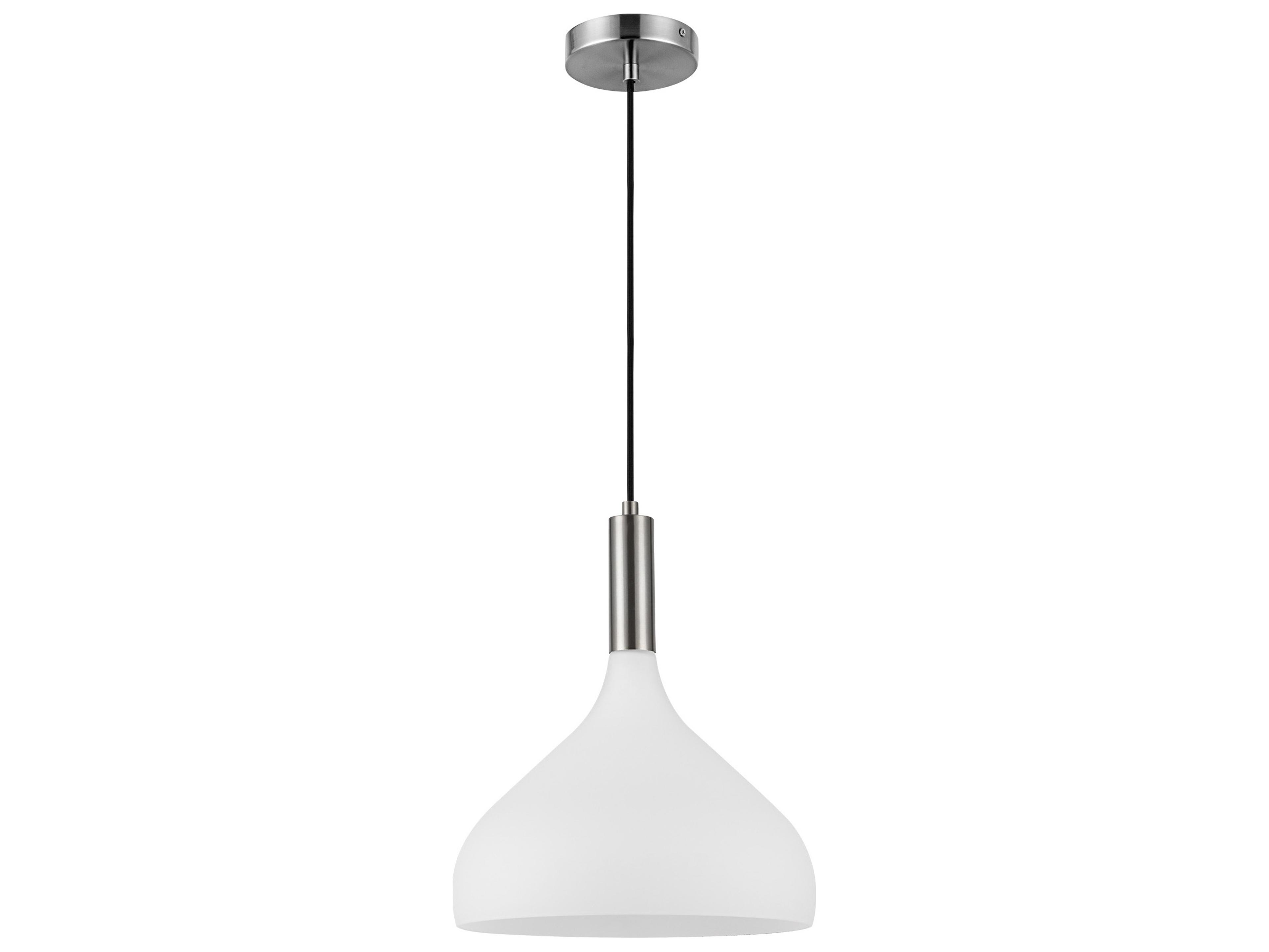 Alora Mood Belleview 1-Light Brushed Nickel Mini Pendant