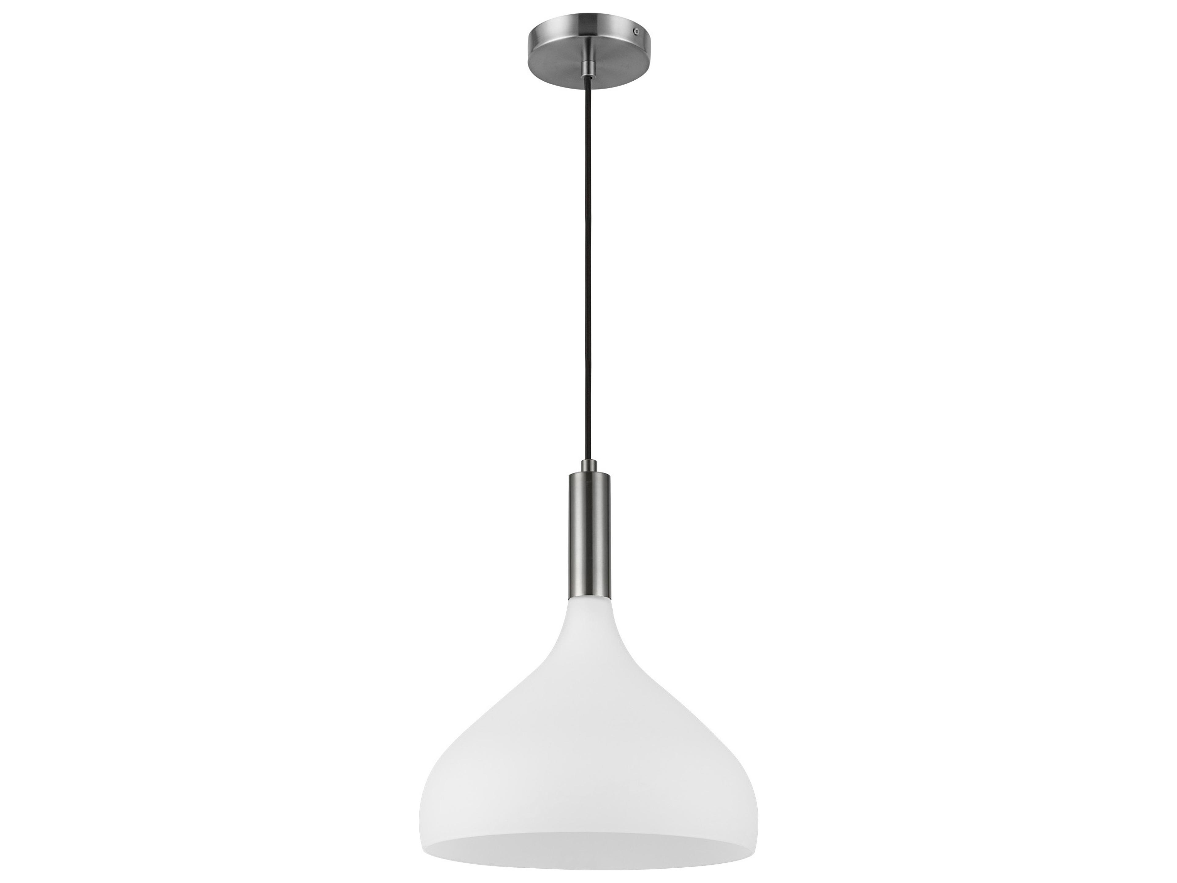Alora Mood Belleview 1-Light Brushed Nickel Mini Pendant
