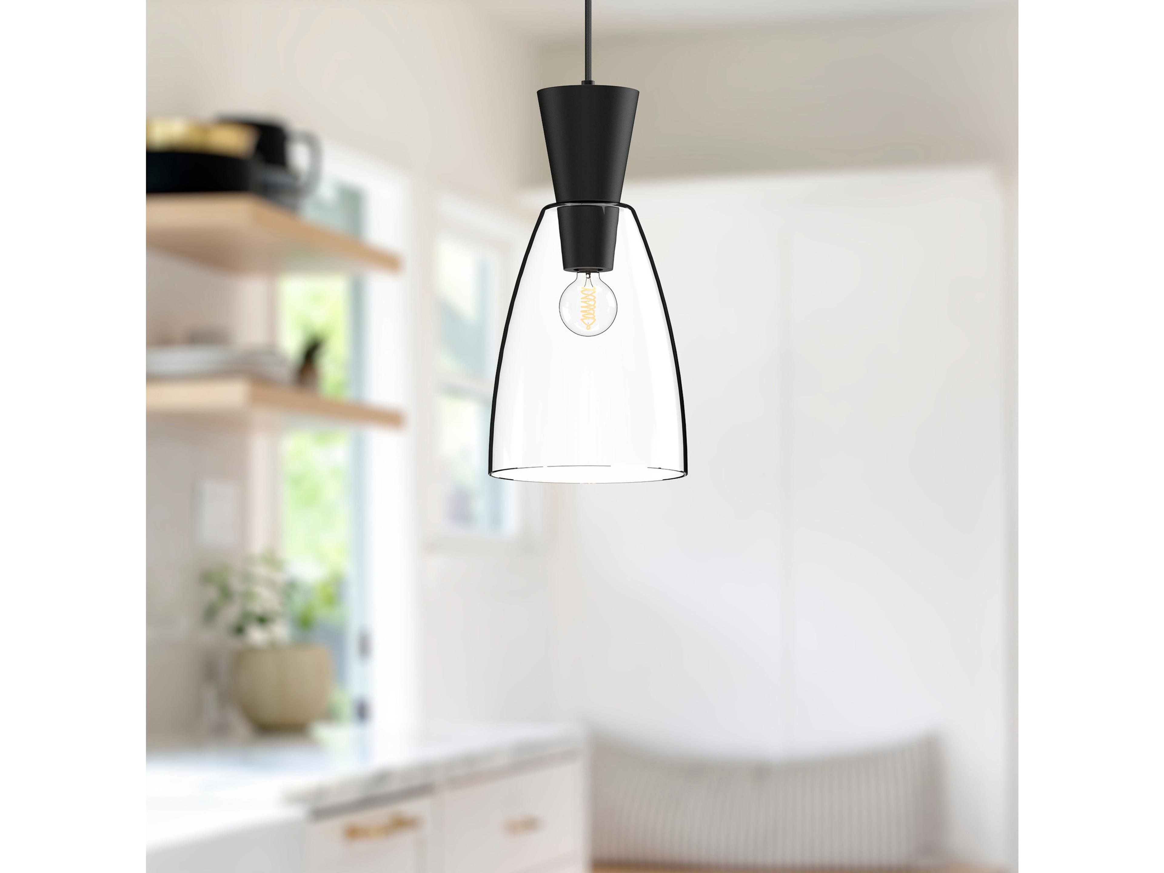 Alora Mood Arlo 1-Light Matte Black Mini Pendant