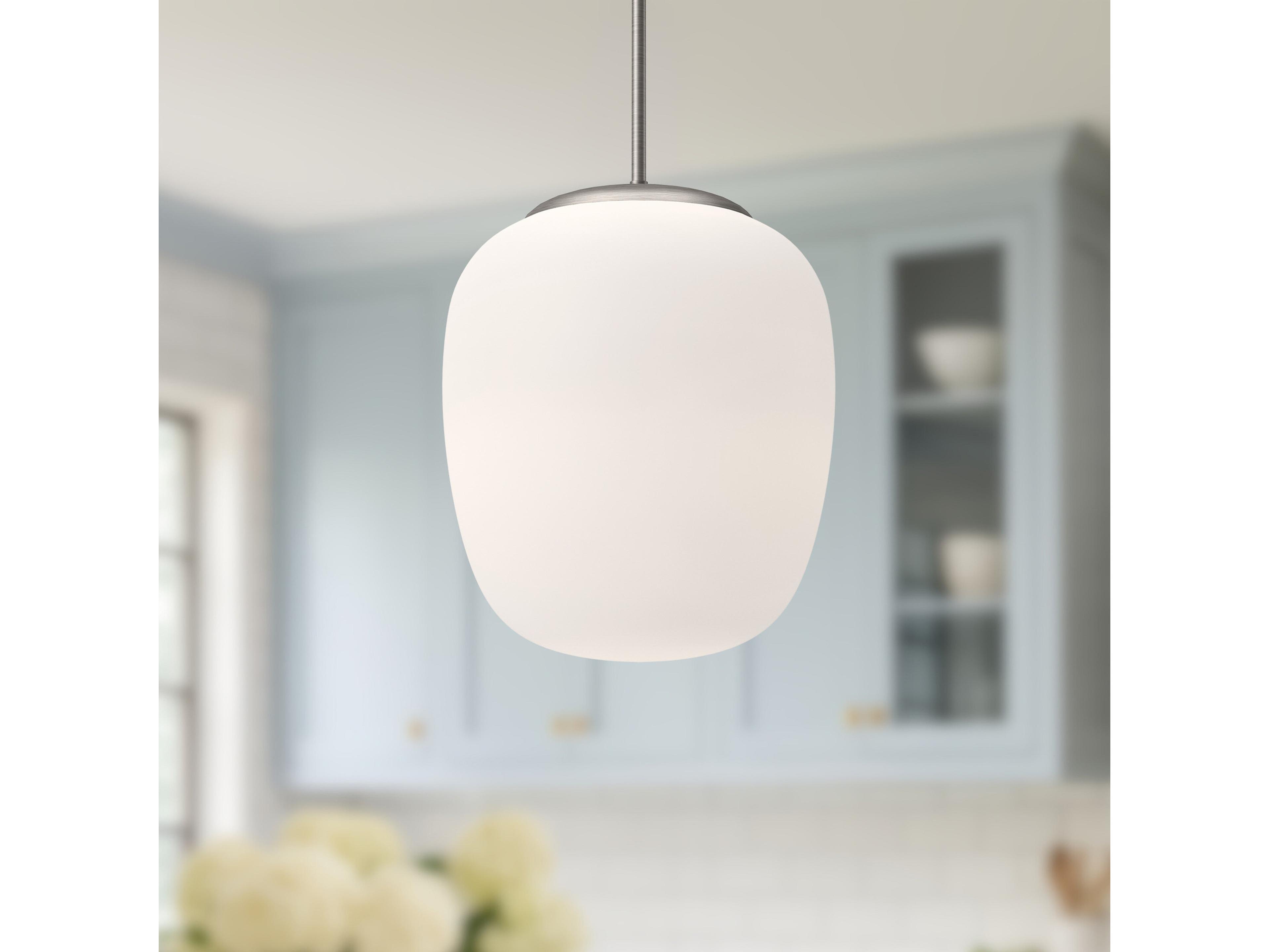 Alora Mood Holden 1-Light Brushed Nickel Pendant