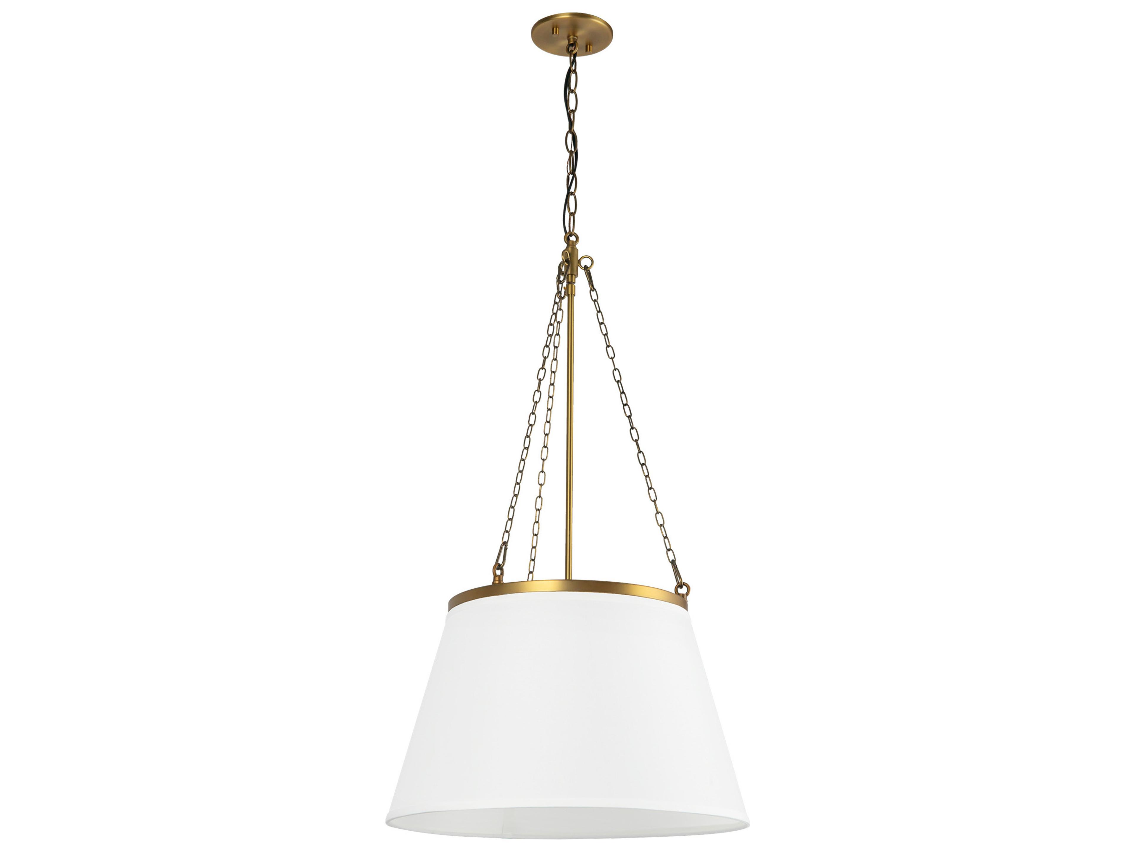 Alora Mood Speakeasy 1-Light Aged Gold Empire Pendant