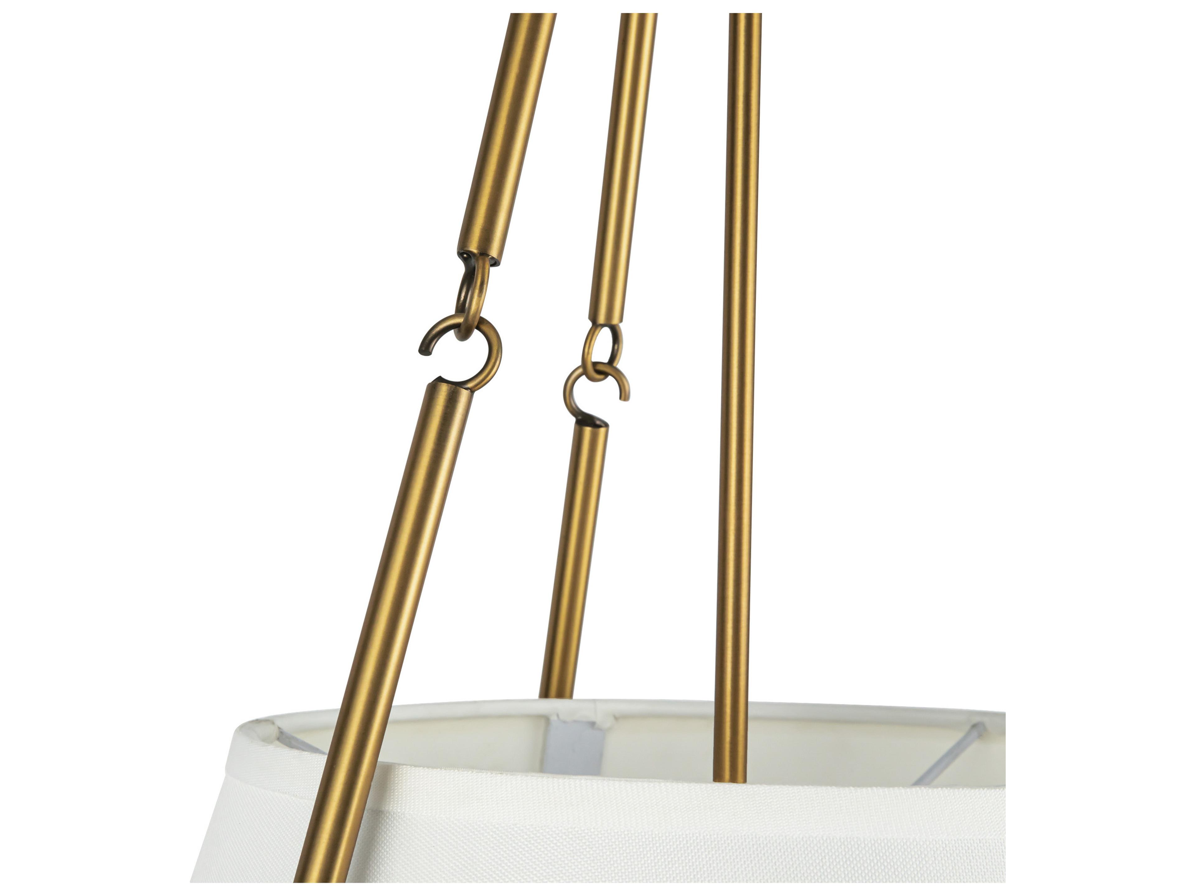 Alora Mood Oliver 1-Light Aged Gold Pendant