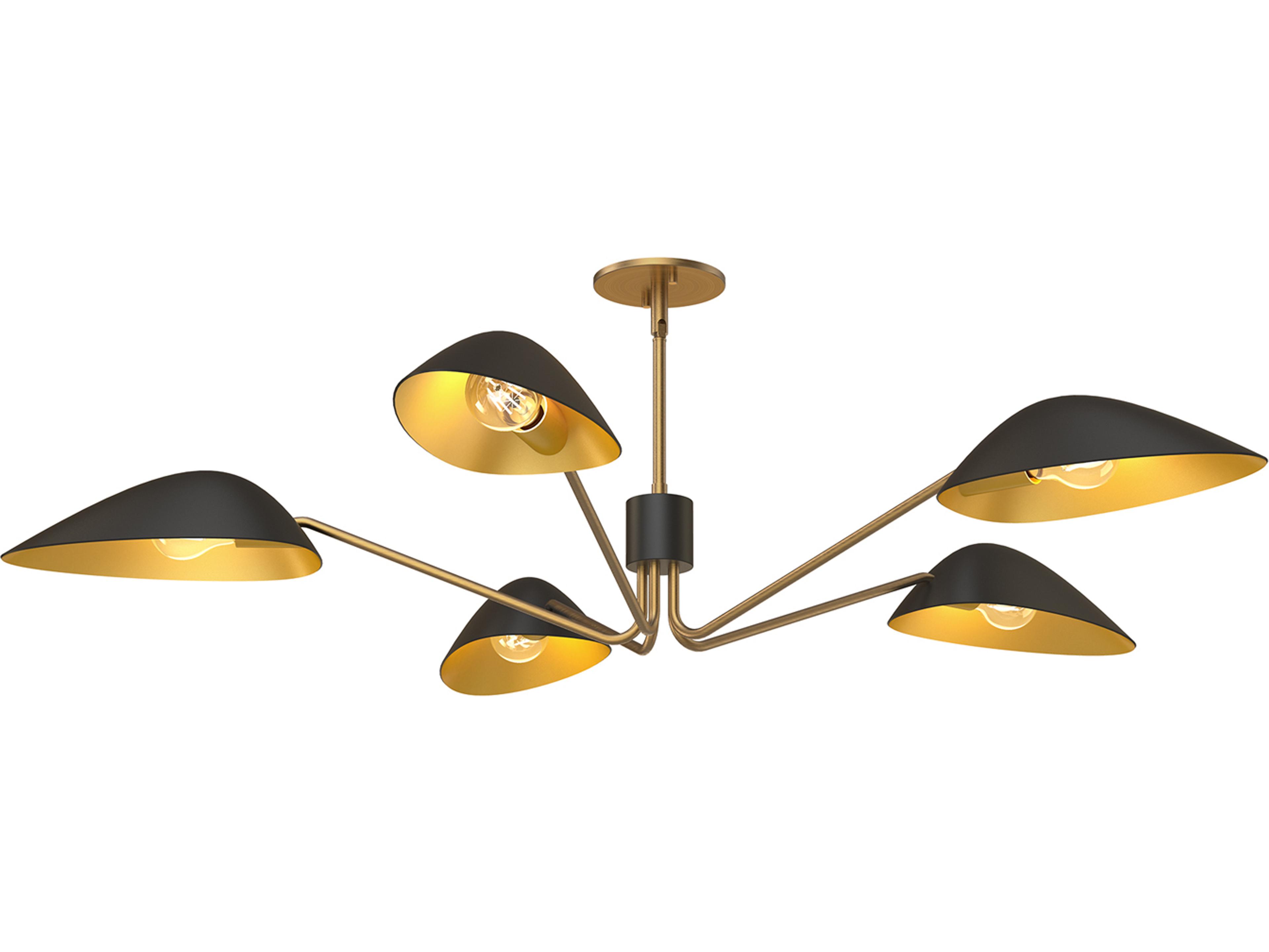 Oscar 5 Light Pendant Modern Linear Fixture