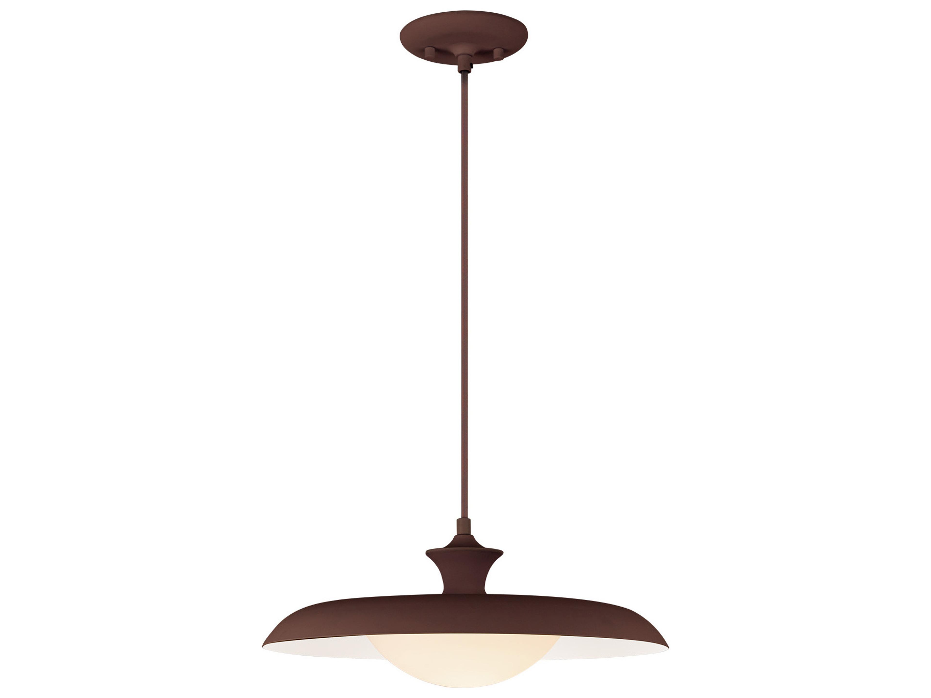 Alora Mood Minori 1-Light Burgundy Red Pendant
