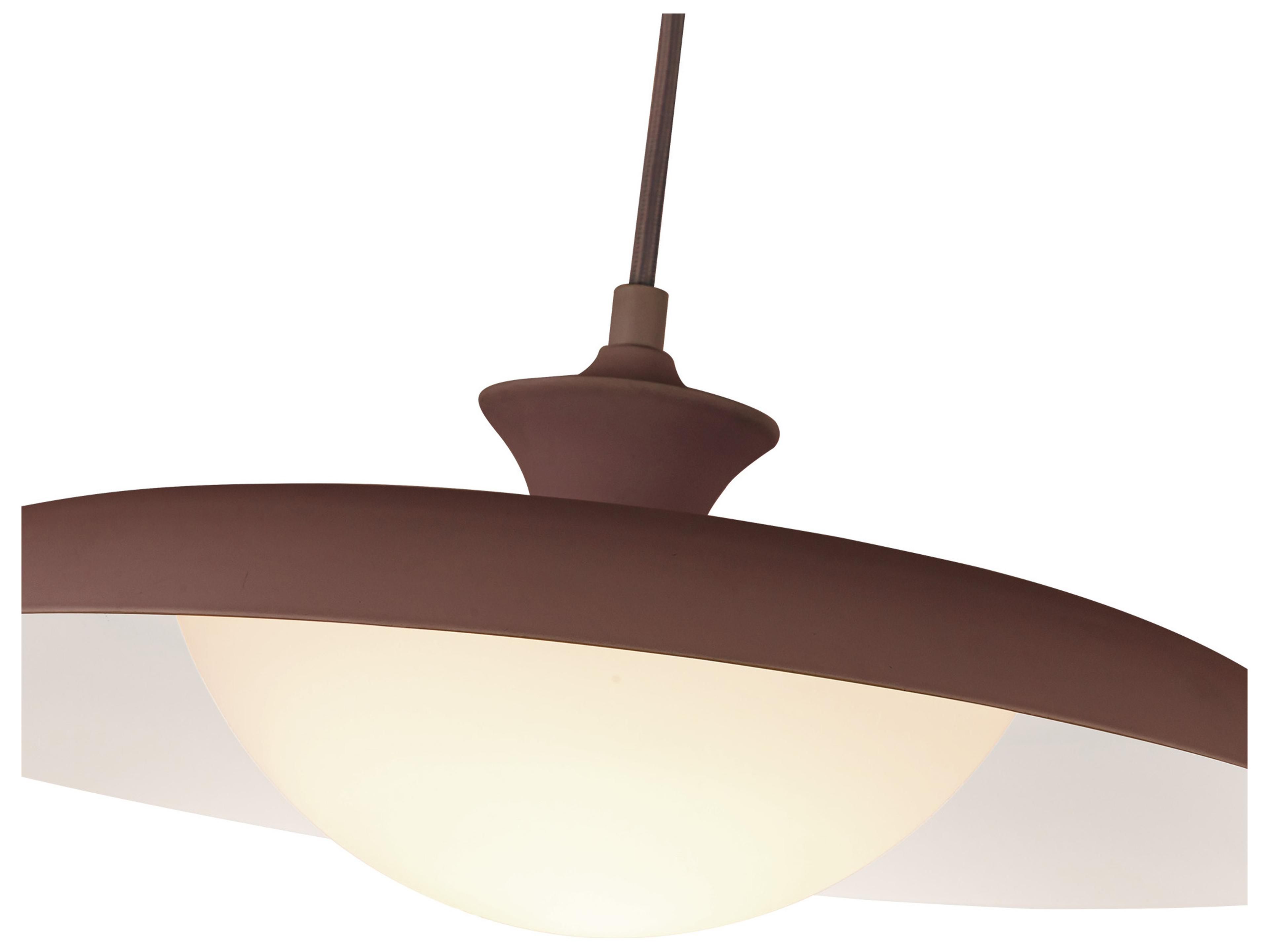 Alora Mood Minori 1-Light Burgundy Red Pendant