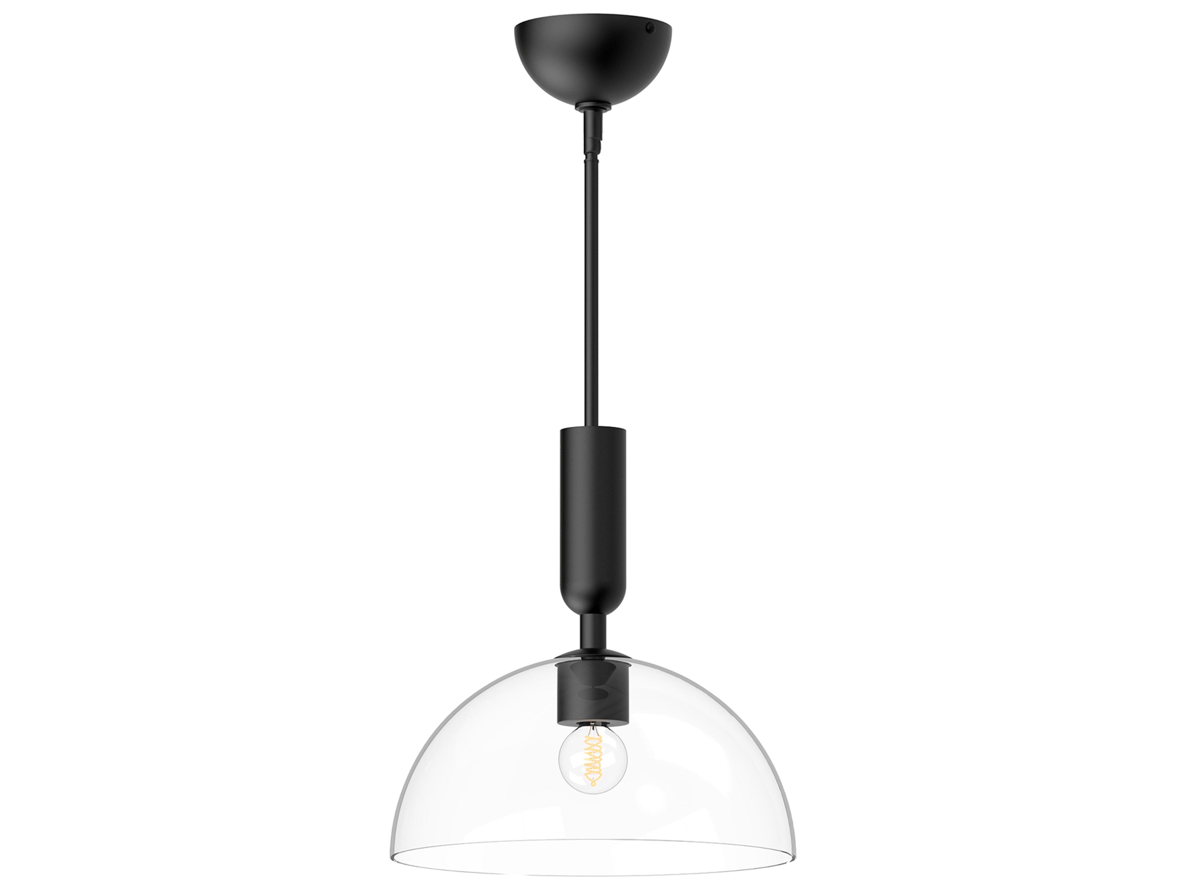 Jude Pendant Light with Glass Dome Shade