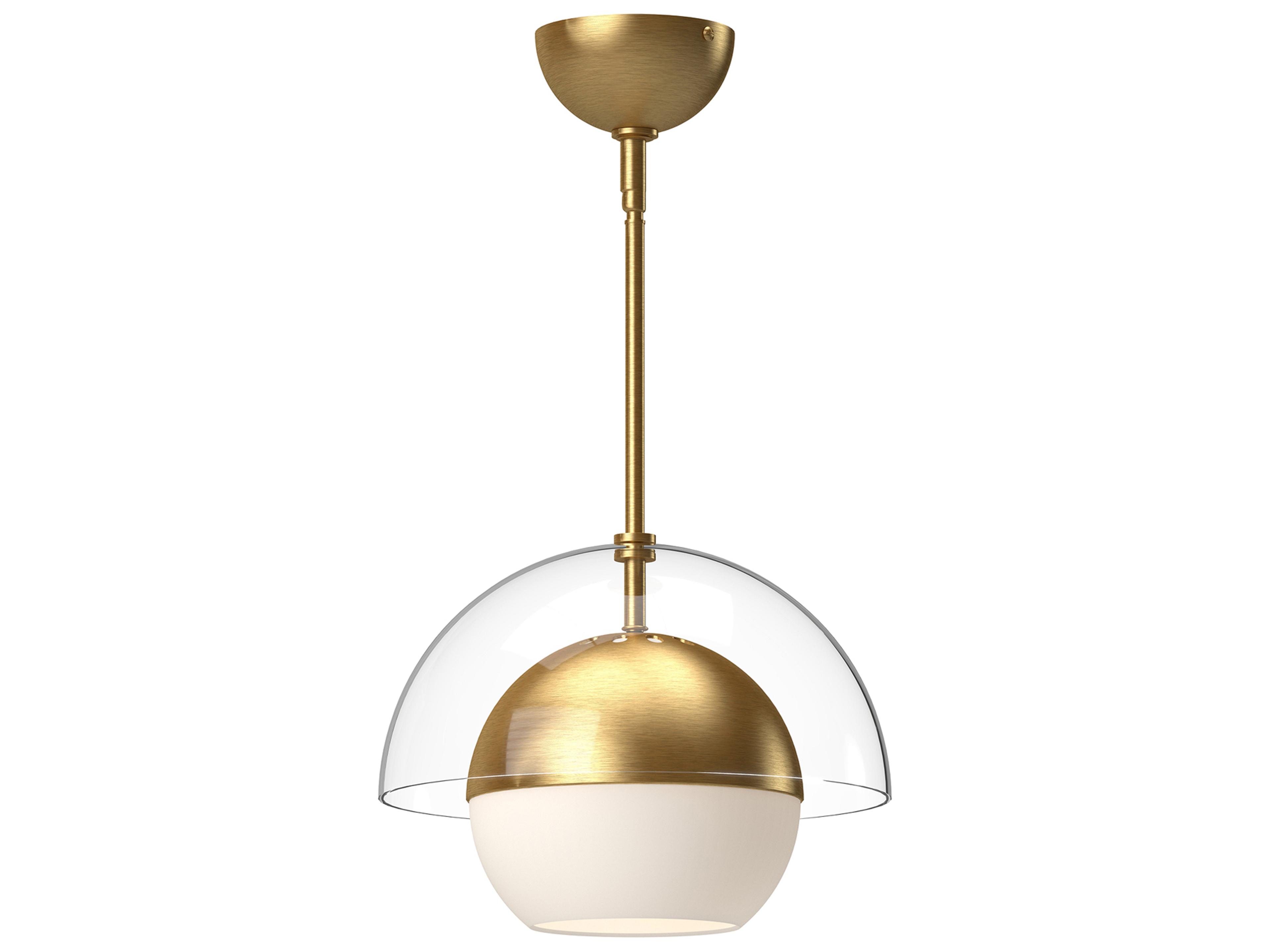 Lucy Pendant Light in Brushed Gold