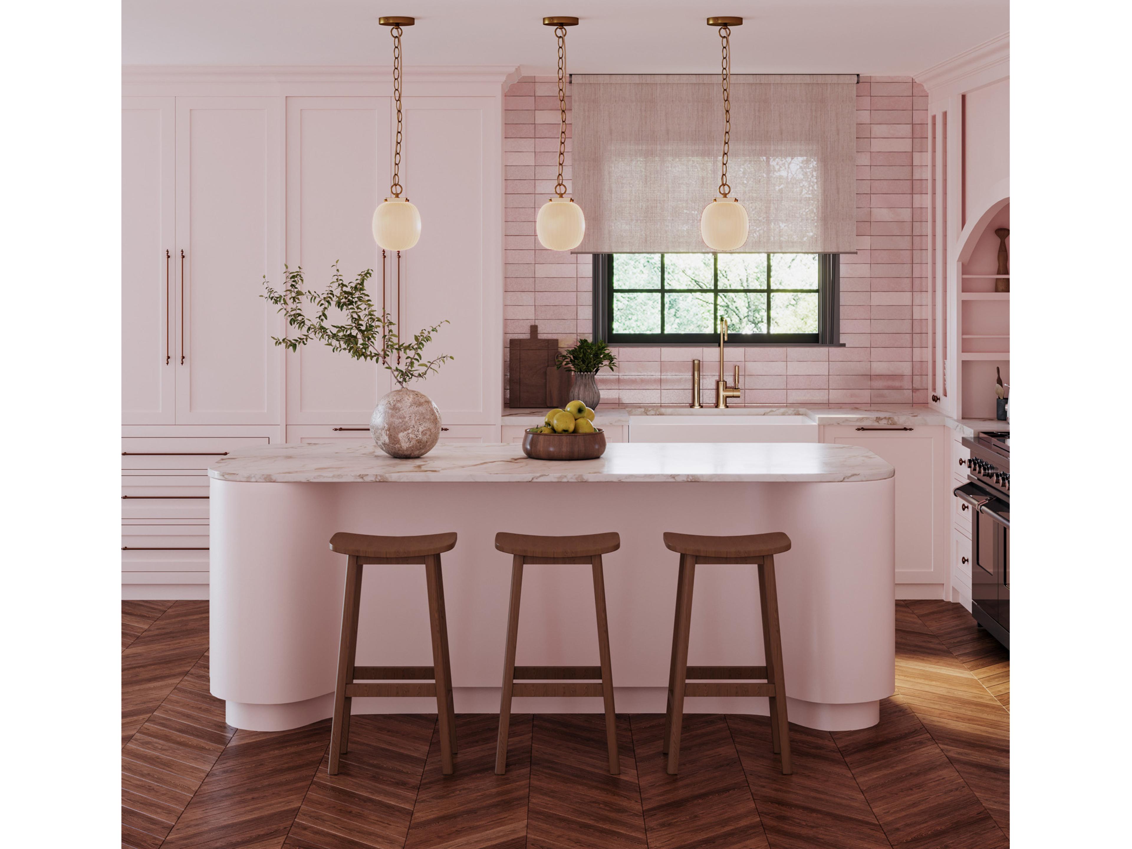 Alora Mood Cherise 1-Light Brushed Gold Mini Pendant