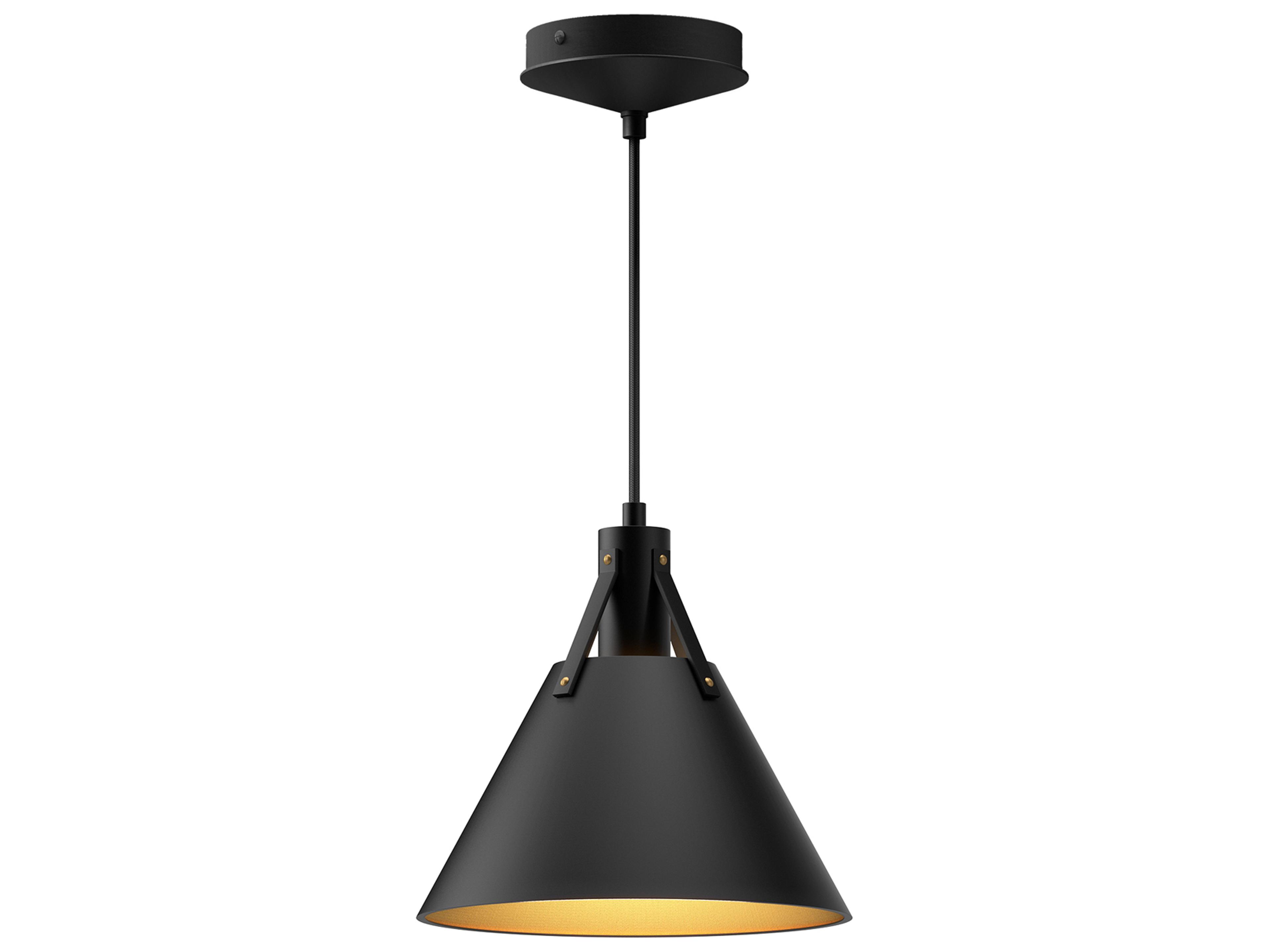 Archer Pendant Light in Matte Black Modern Farmhouse Style