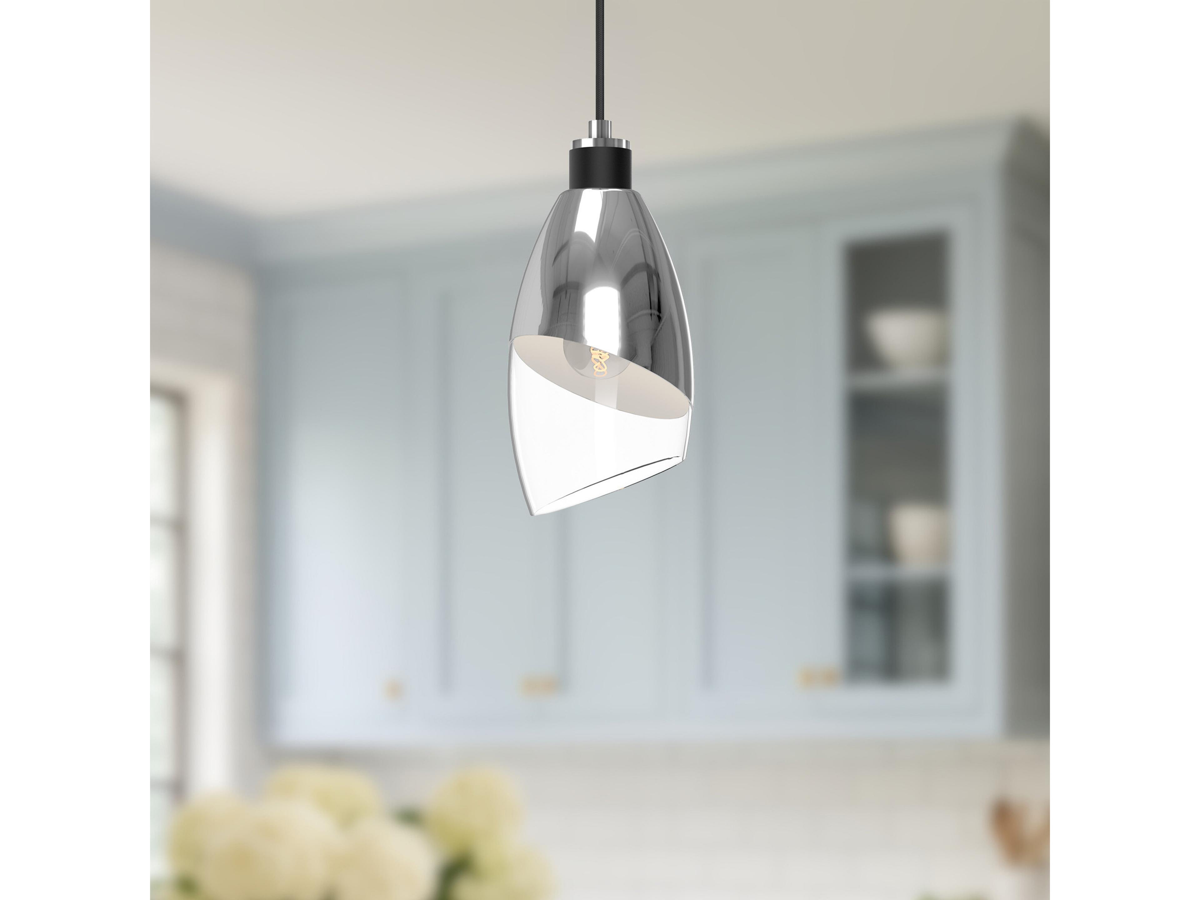Alora Mood Capri 1-Light Chrome Mini Pendant