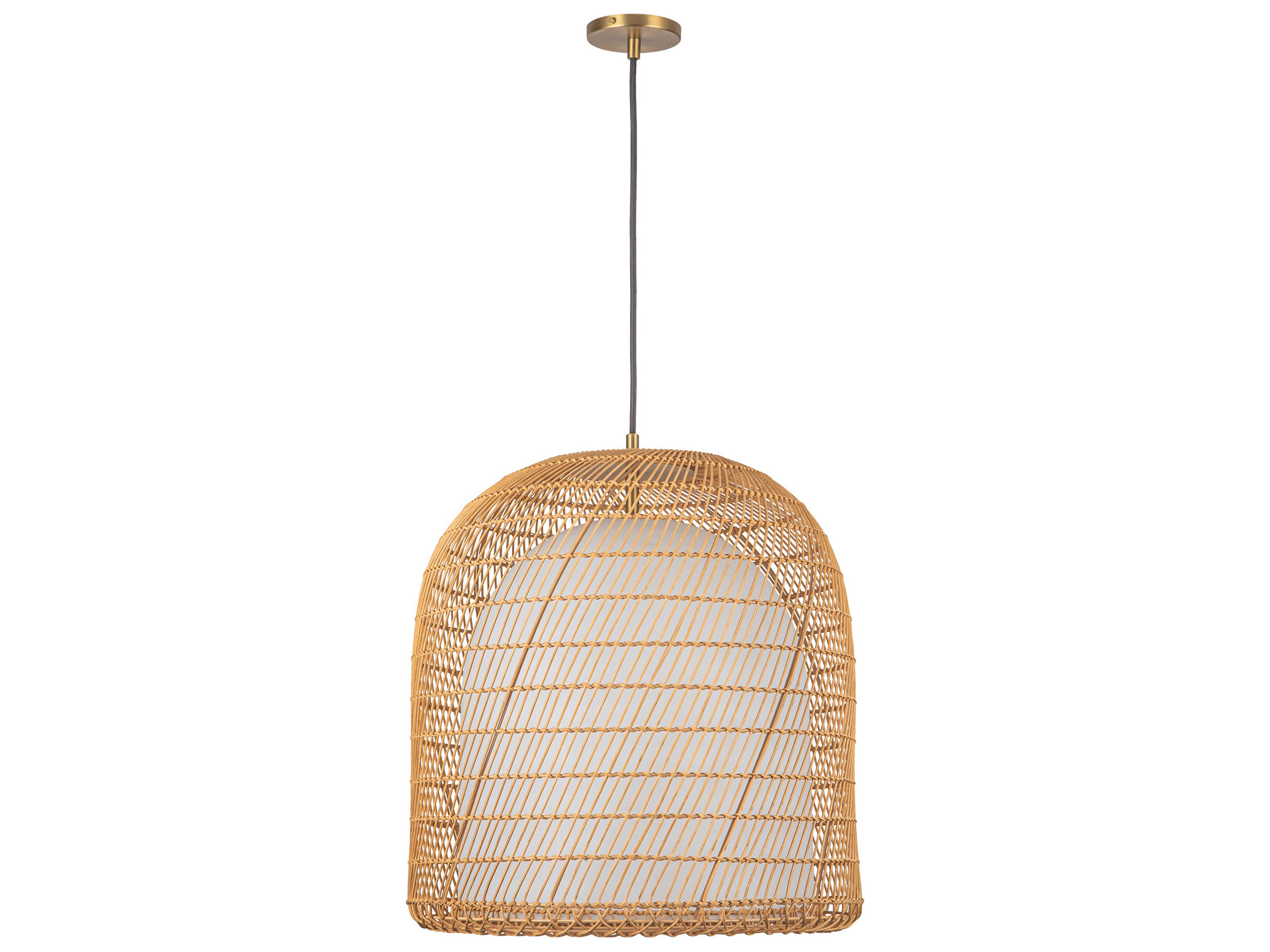 Alora Mood Bondi 1-Light Brushed Gold Pendant
