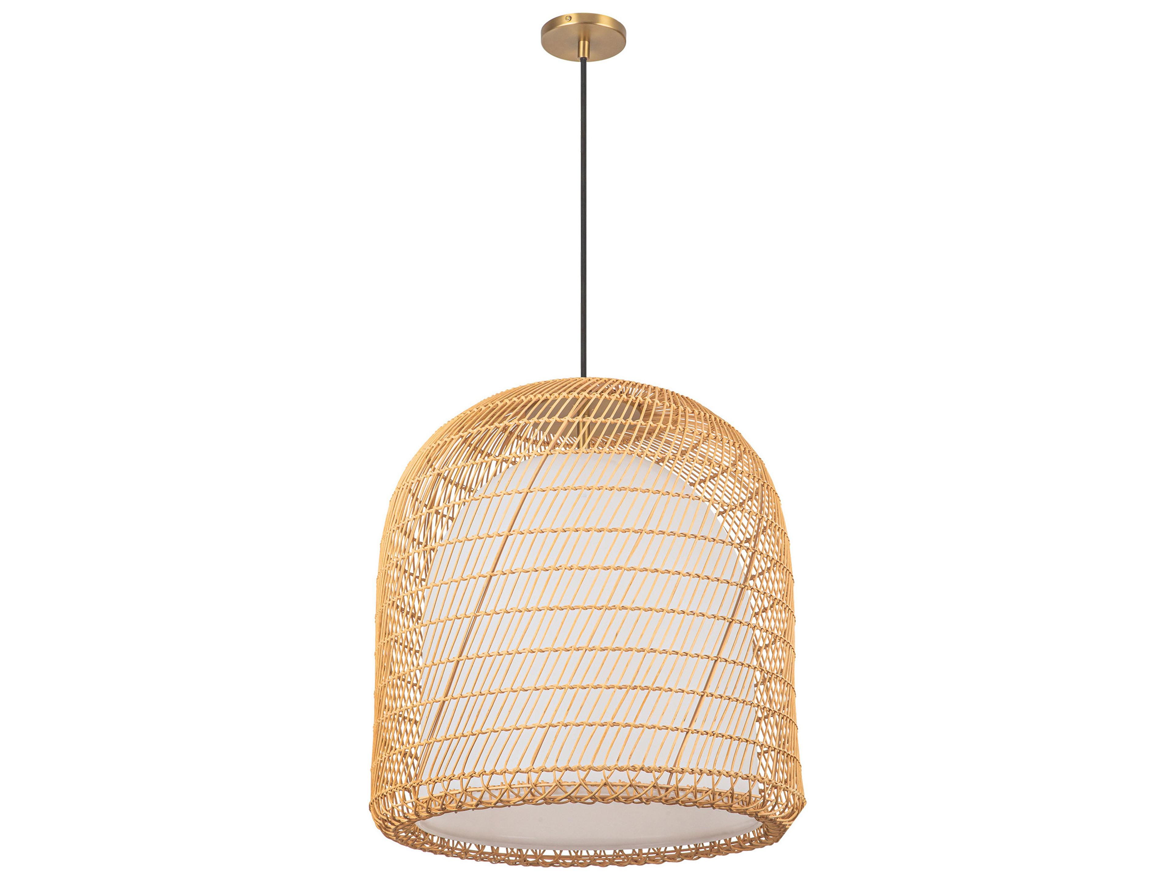 Alora Mood Bondi 1-Light Brushed Gold Pendant