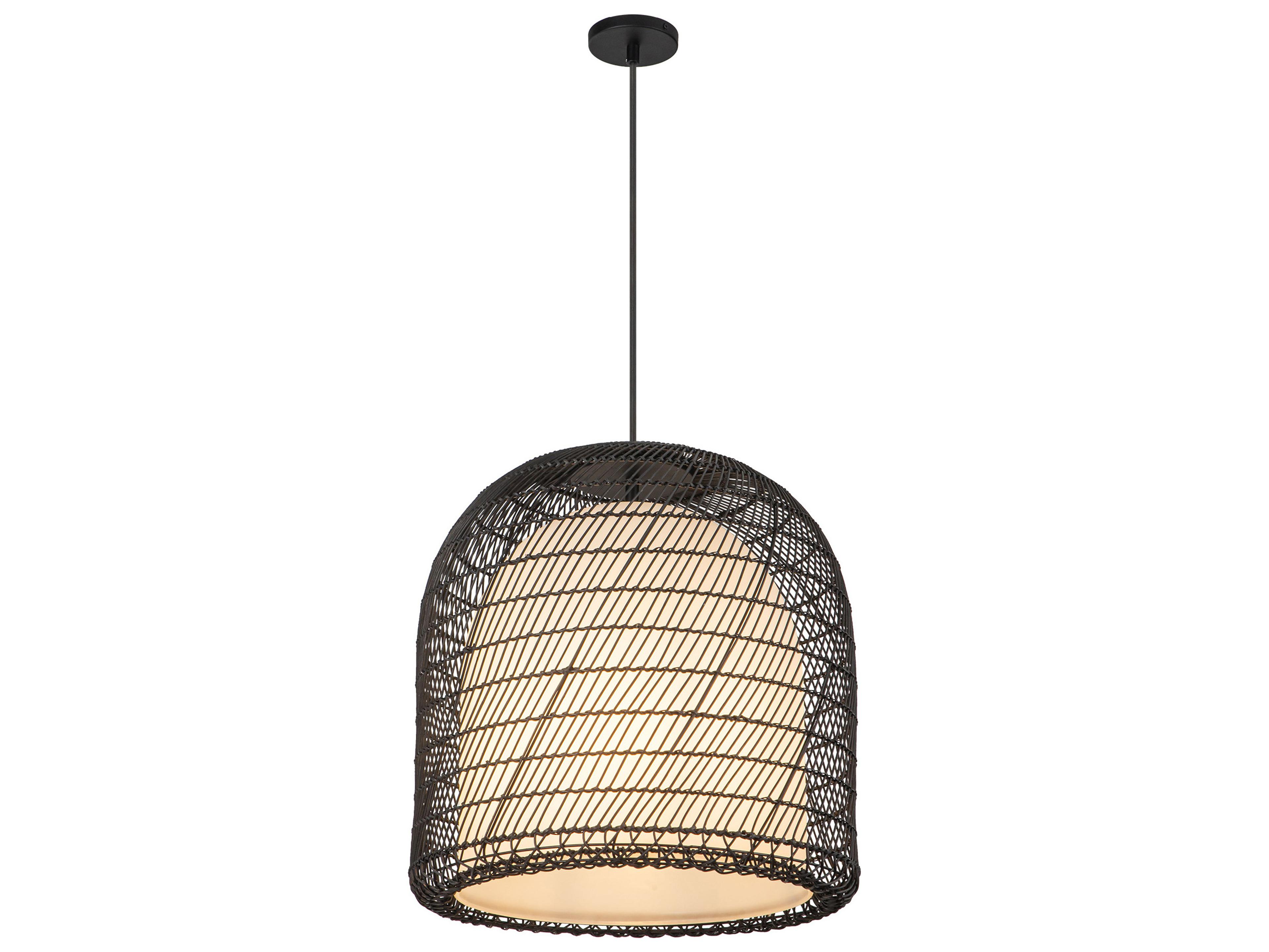 Alora Mood Bondi 1-Light Matte Black Pendant