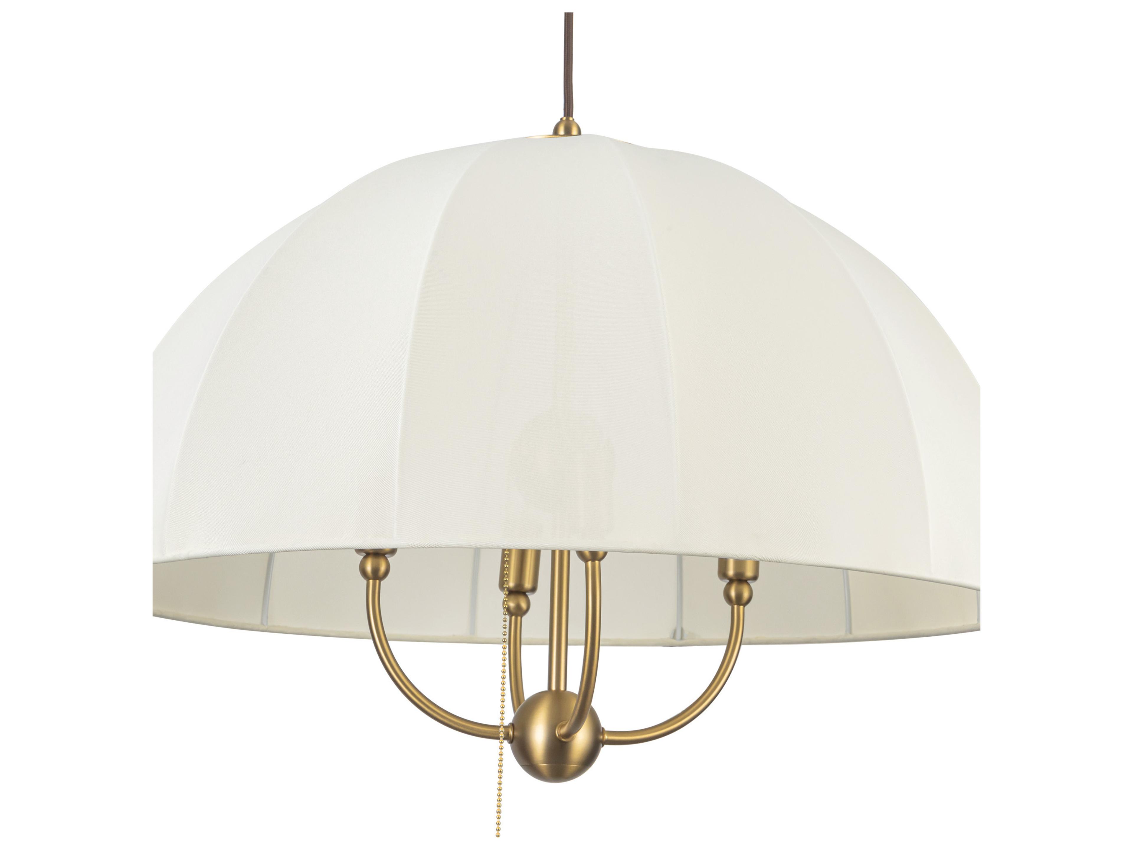 Alora Mood Crosby 4-Light Brushed Gold Dome Pendant
