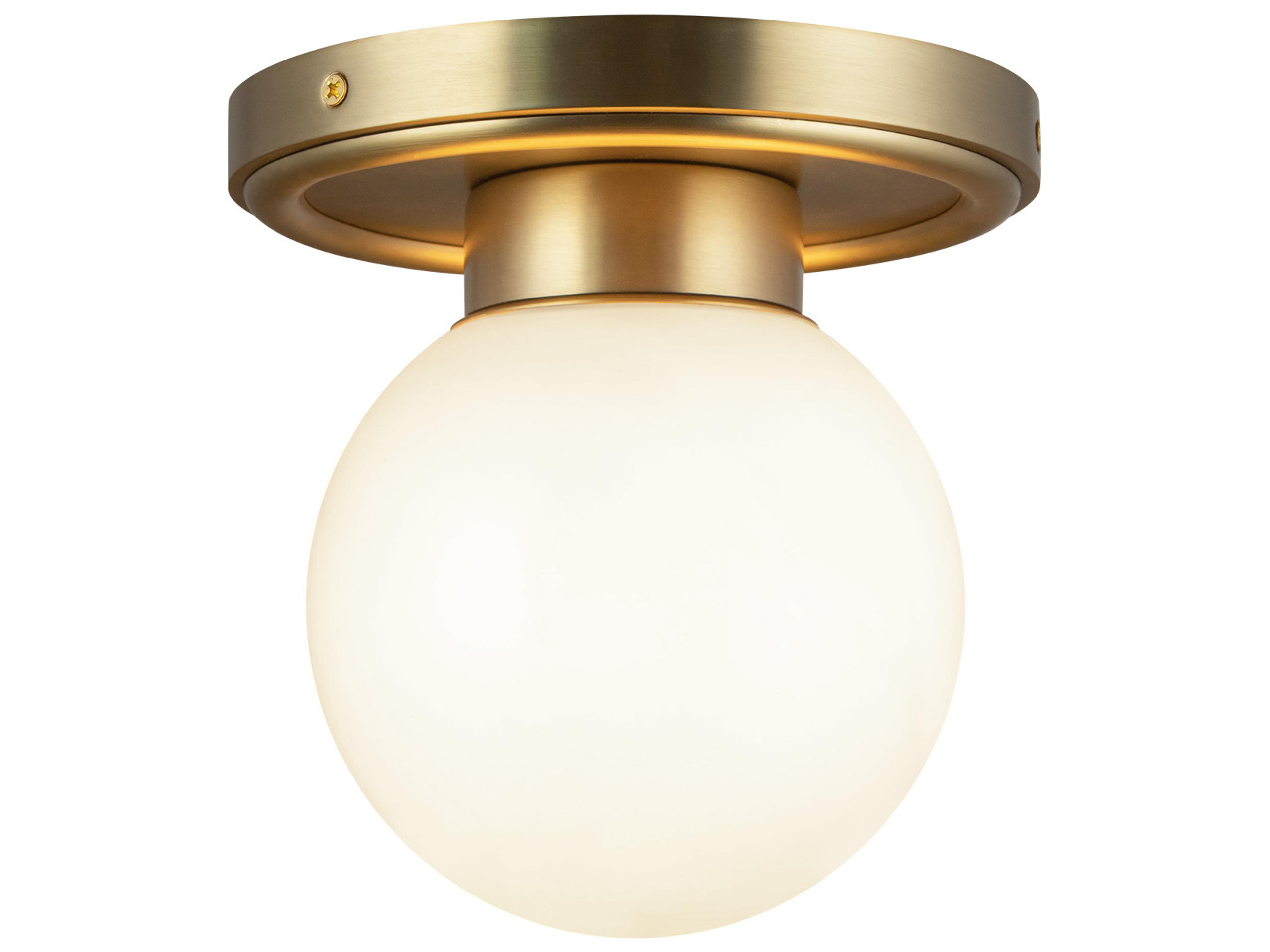 Fiore Semi-Flush Mount Light Modern Gold