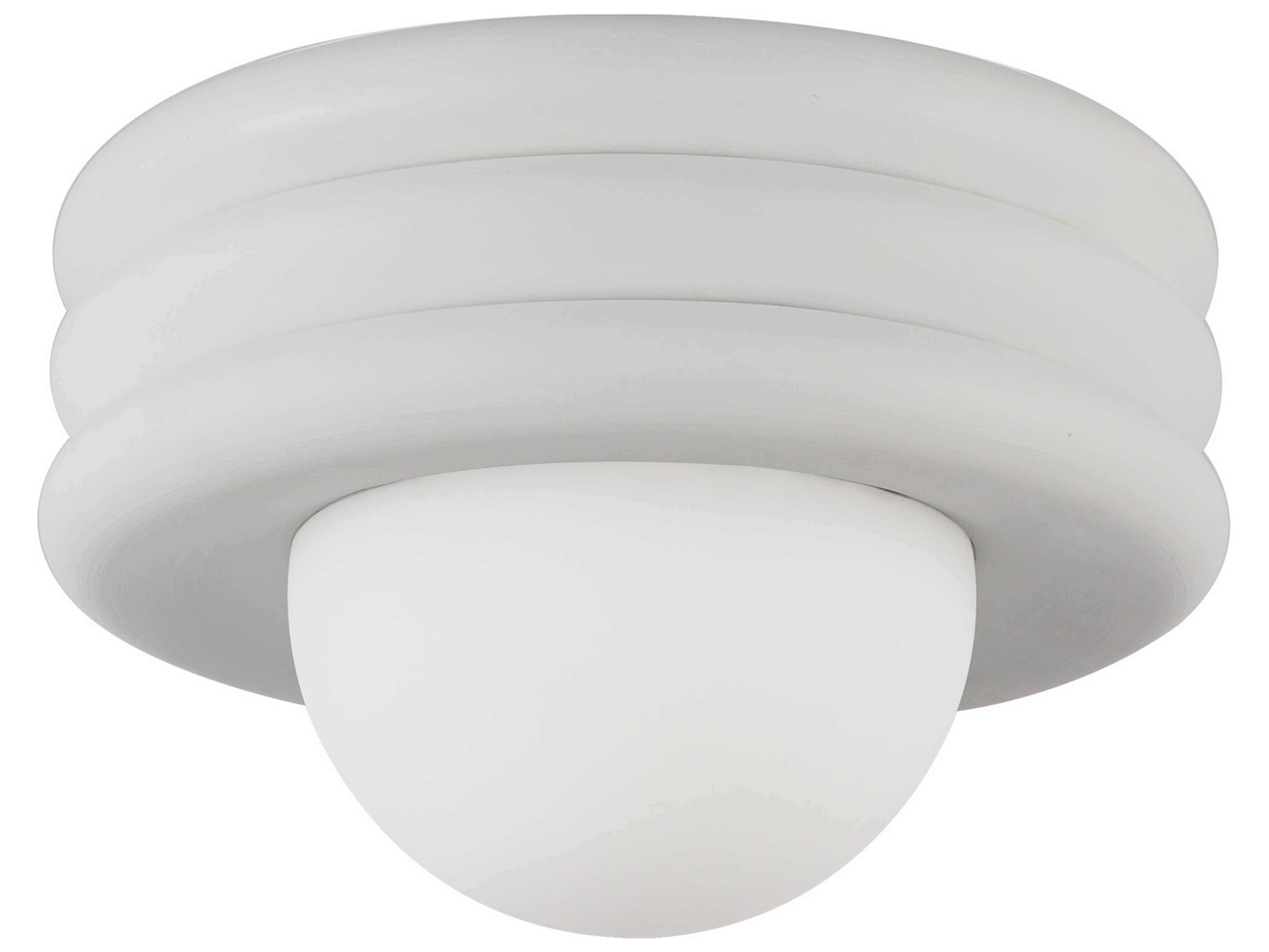 Alora Mood Harvey 1-Light Antique White Globe Semi Flush Mount