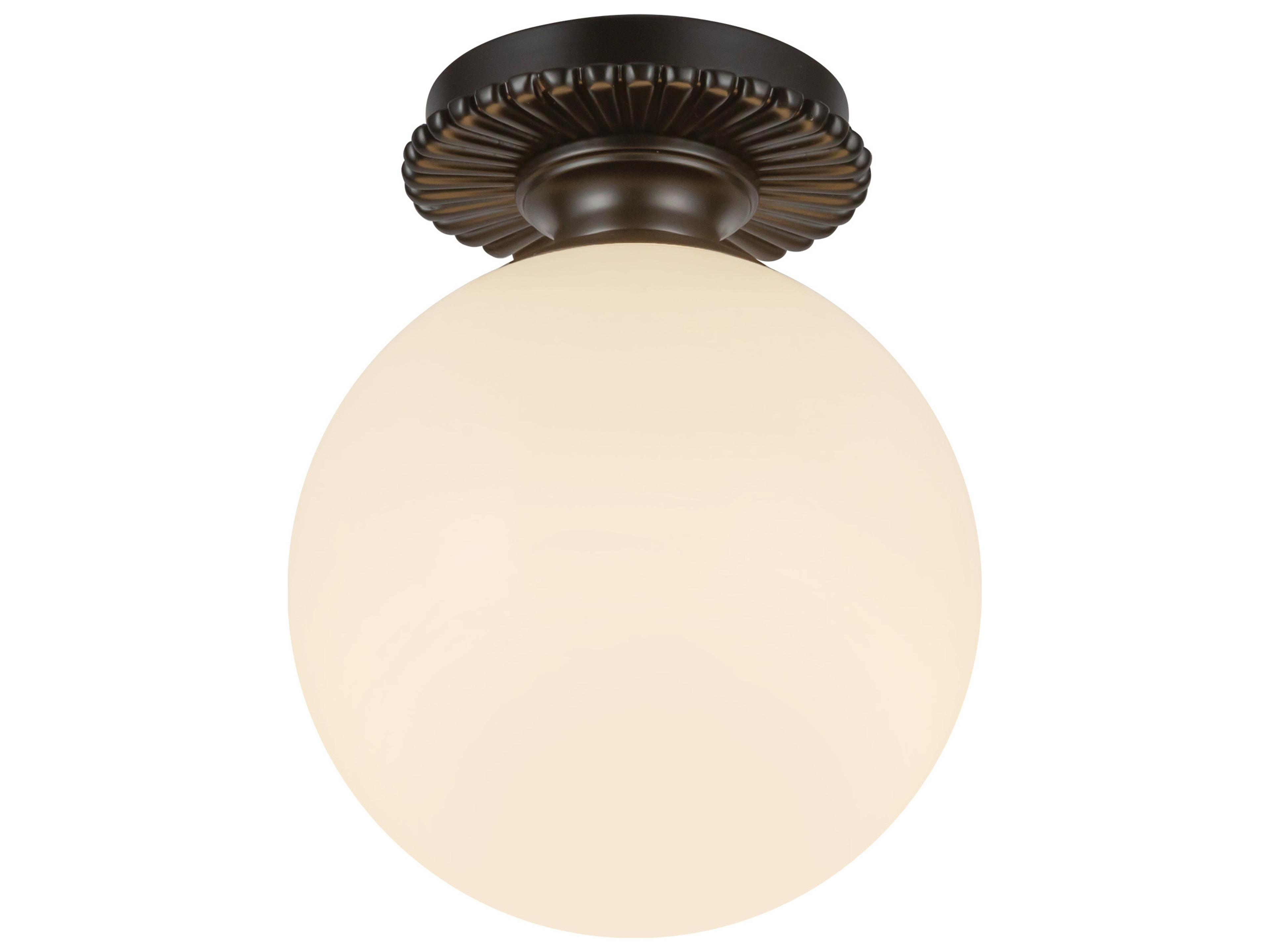 Otis Semi-Flush Mount Ceiling Light Modern Globe Fixture