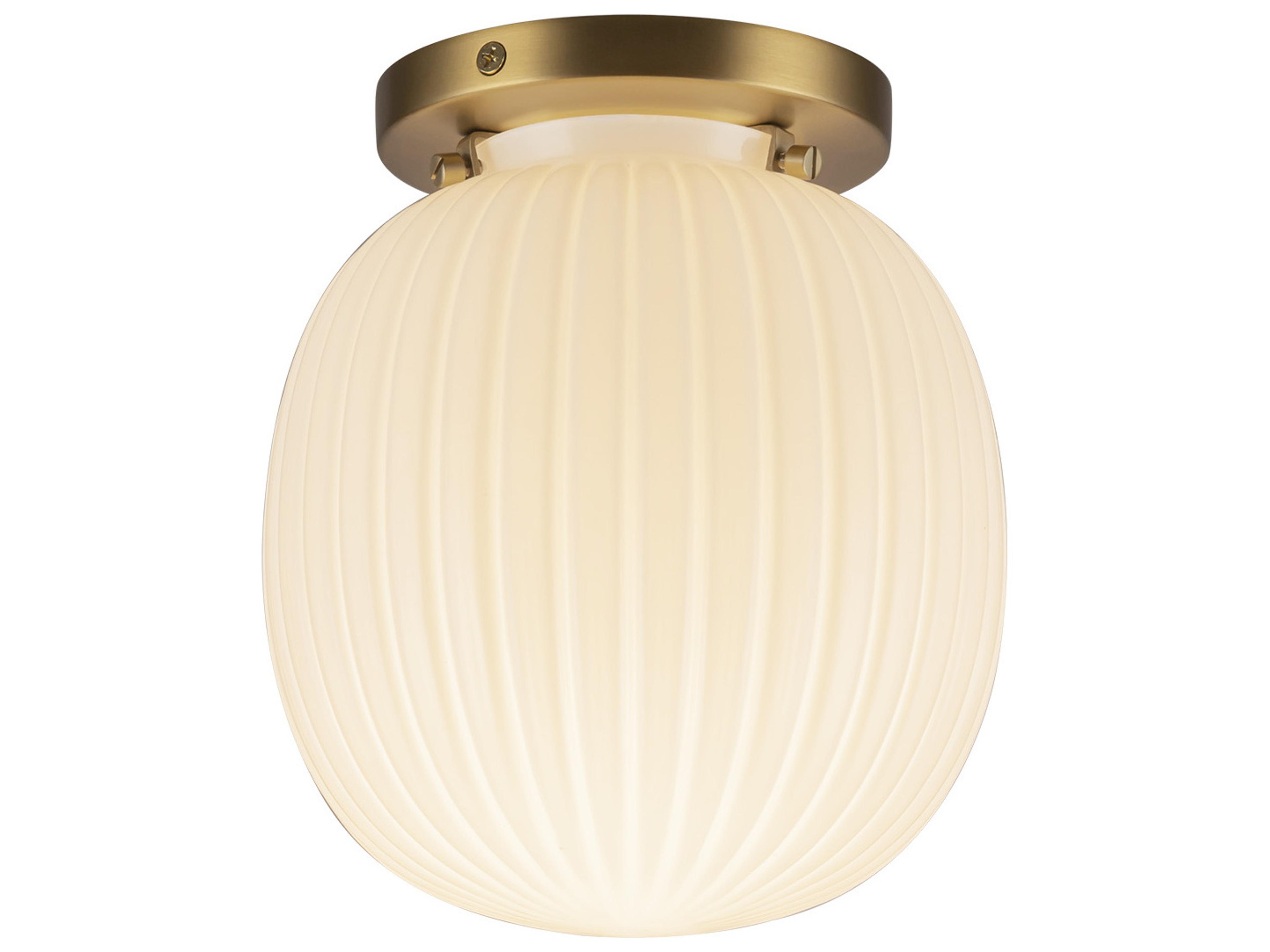 Alora Mood Cherise 1-Light Brushed Gold Flush Mount