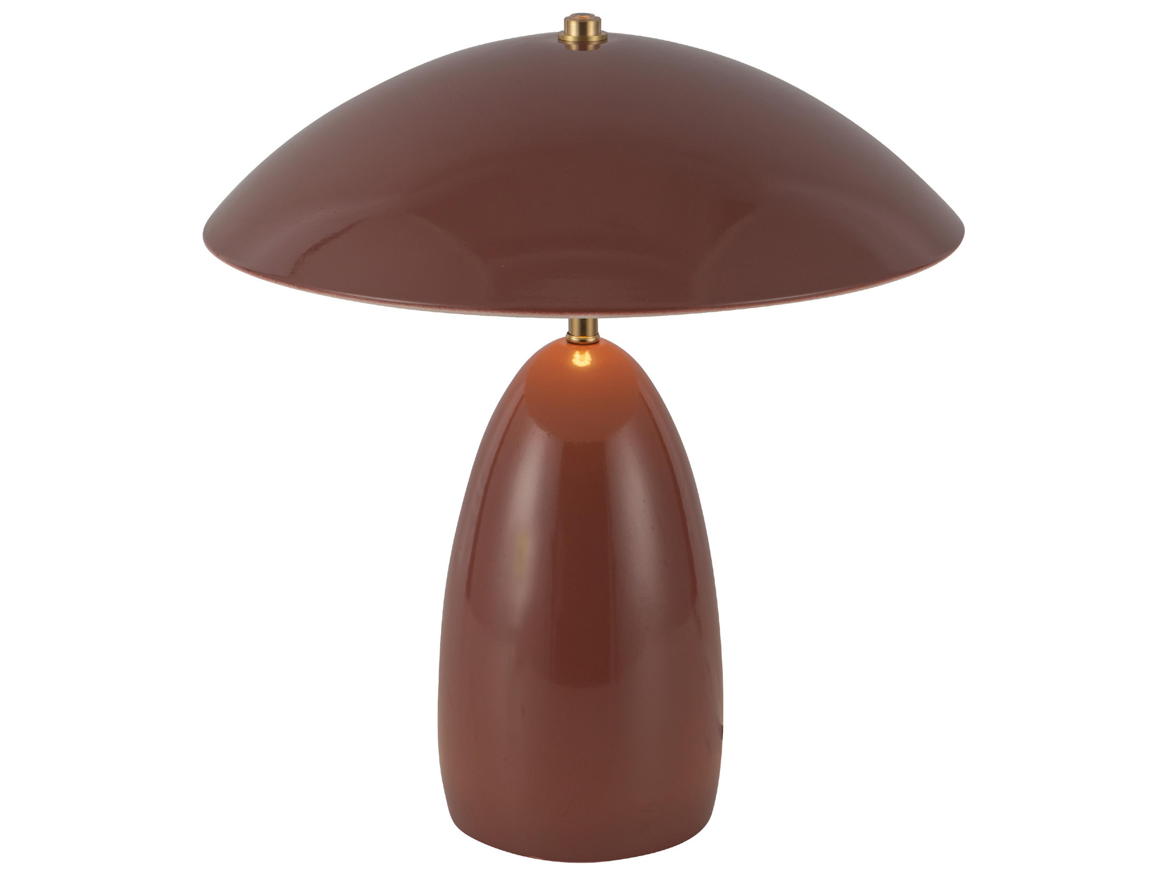 Alora Mood Poppy Burgundy Red Table Lamp