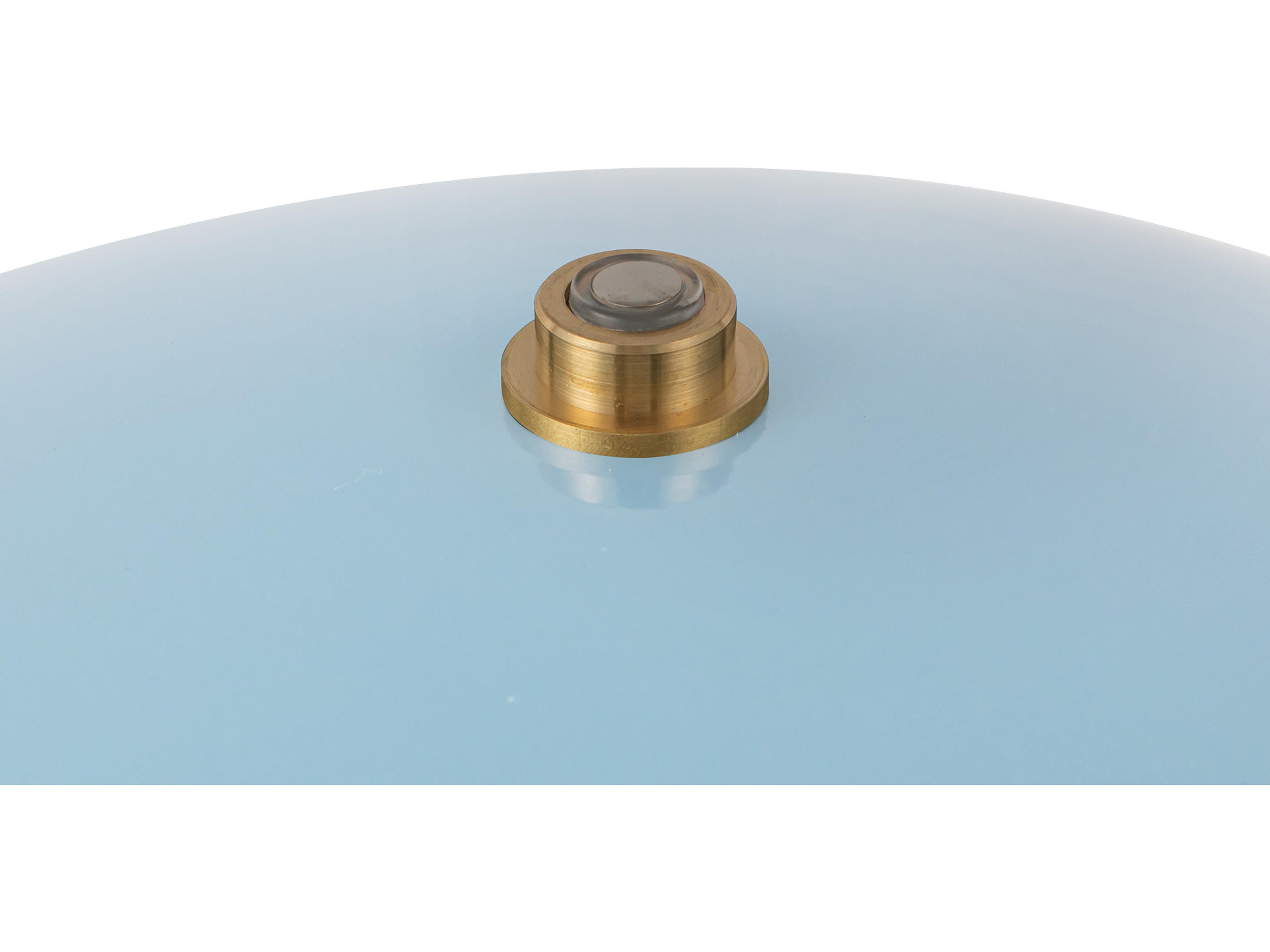 Alora Mood Poppy Cerulean Blue Table Lamp