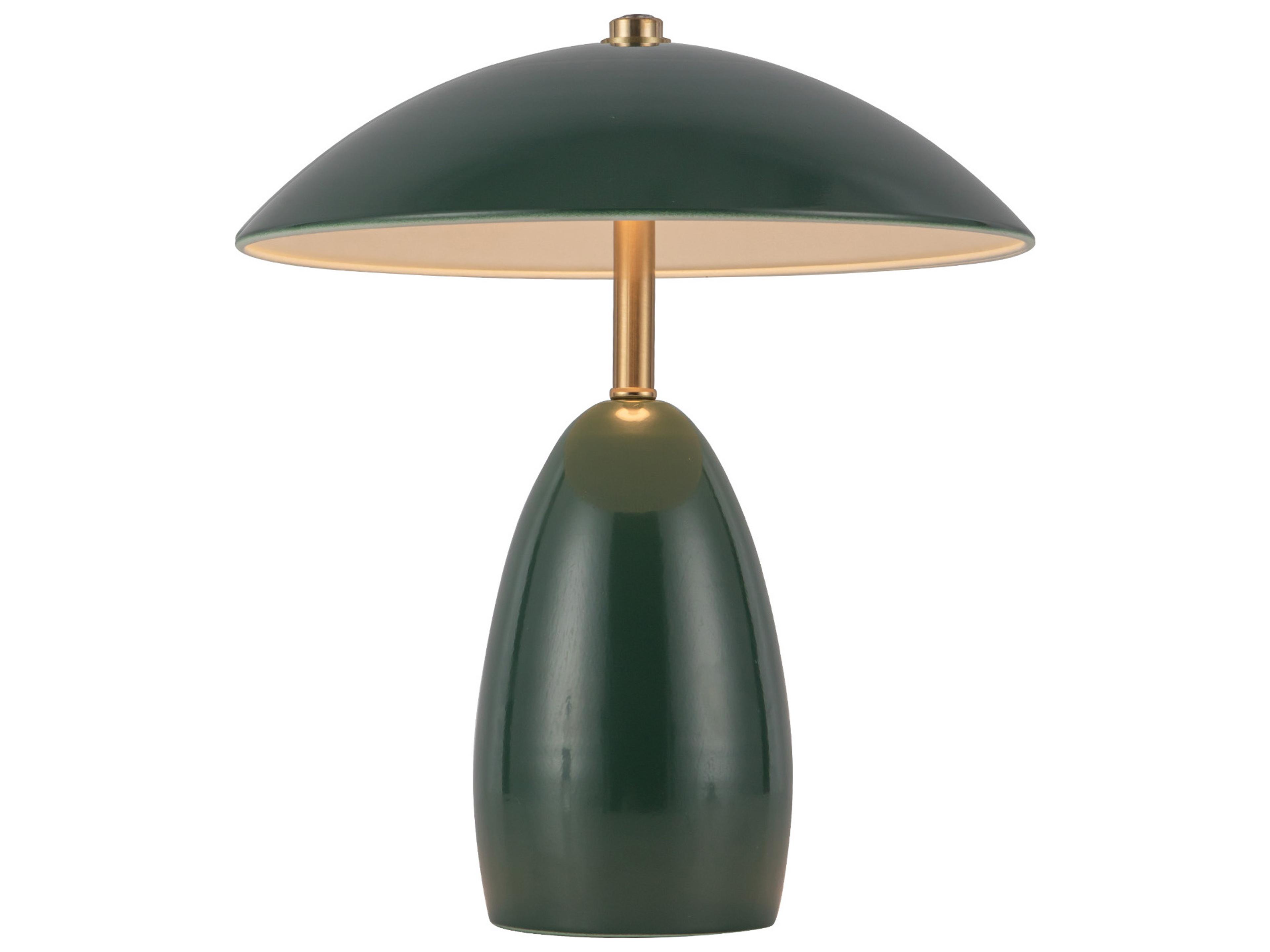 Alora Mood Poppy Pine Green Table Lamp
