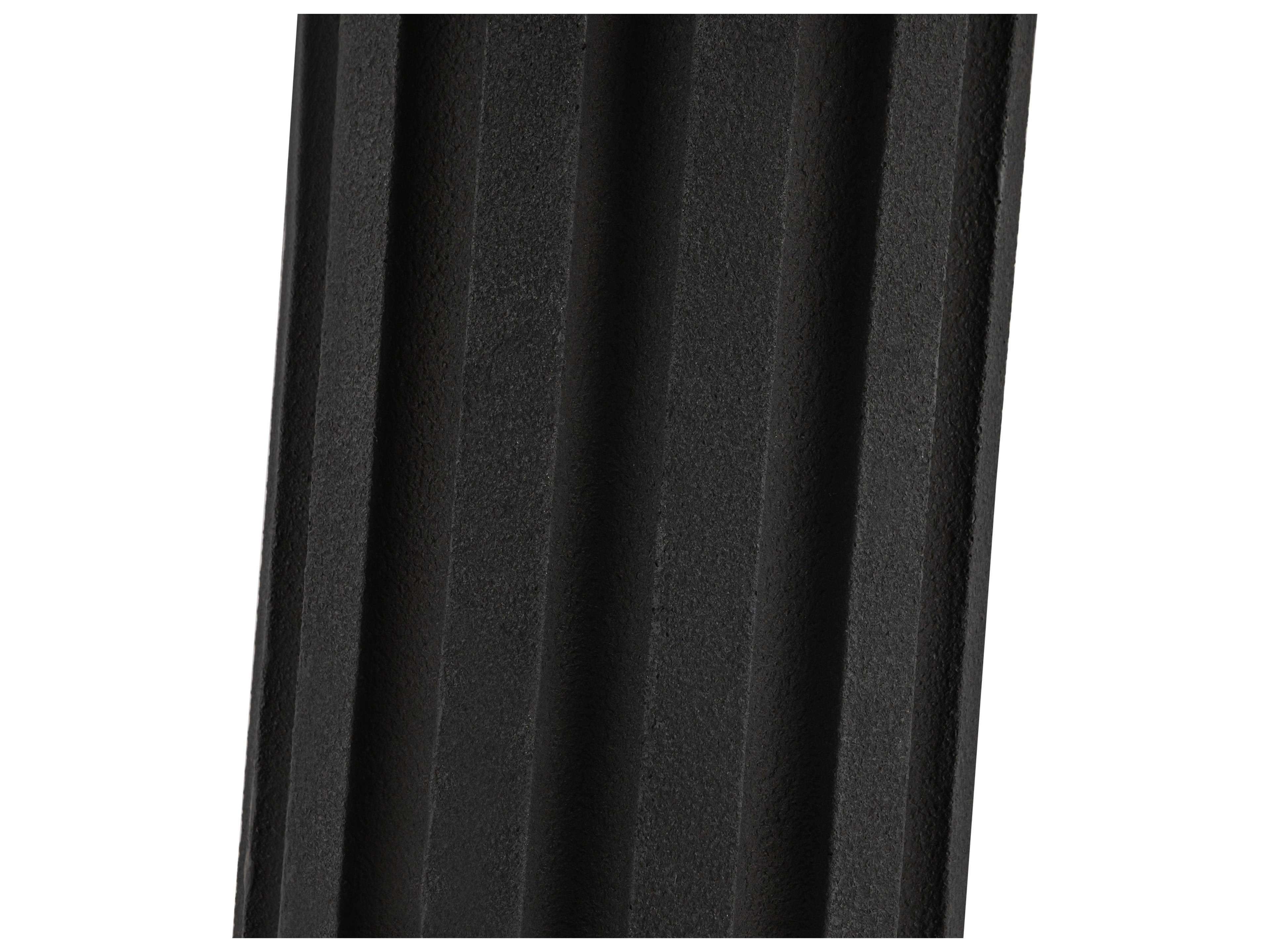 Alora Mood Ono Matte Black White Cotton Table Lamp