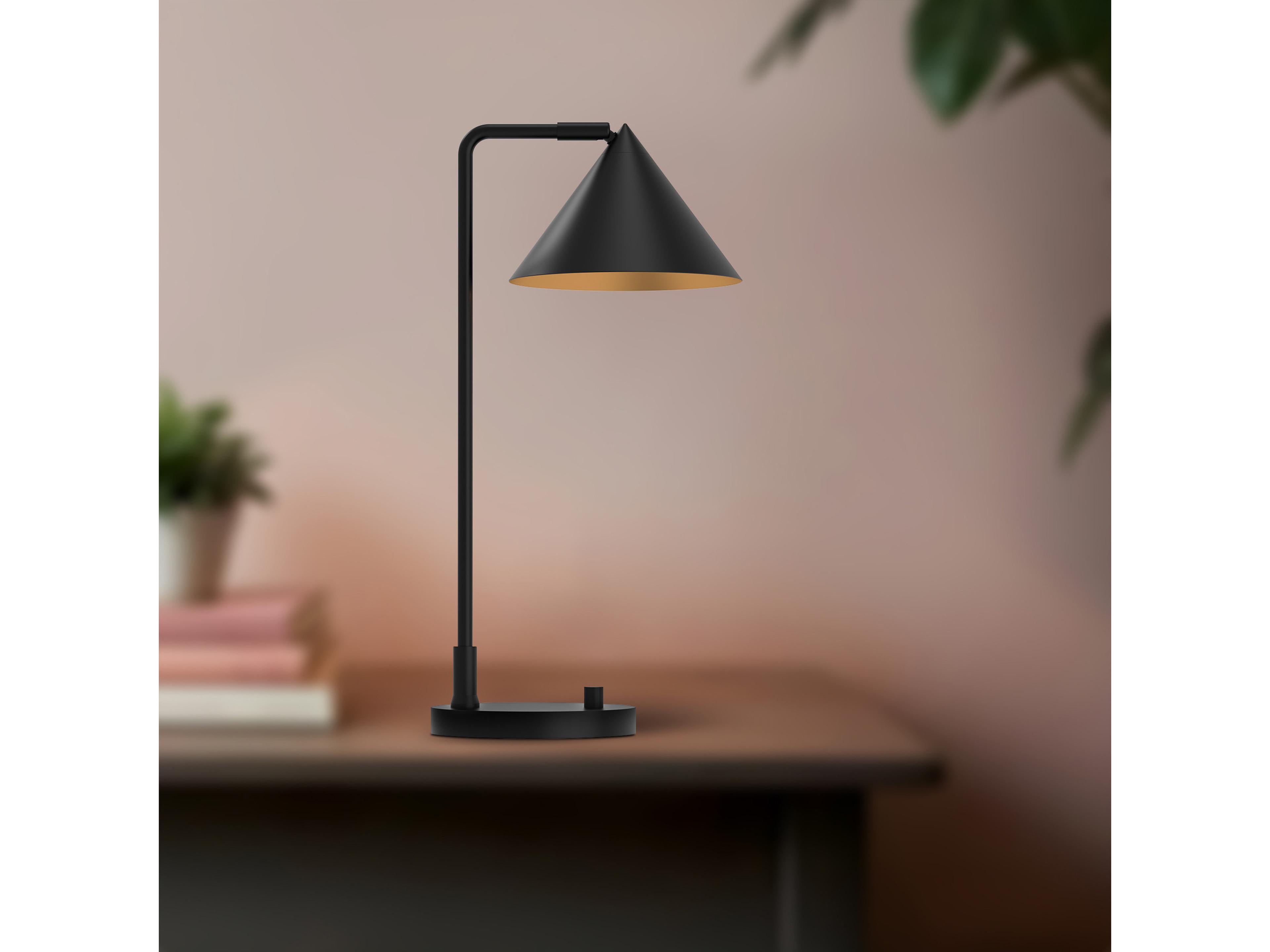 Alora Mood Remy Matte Black Table Lamp