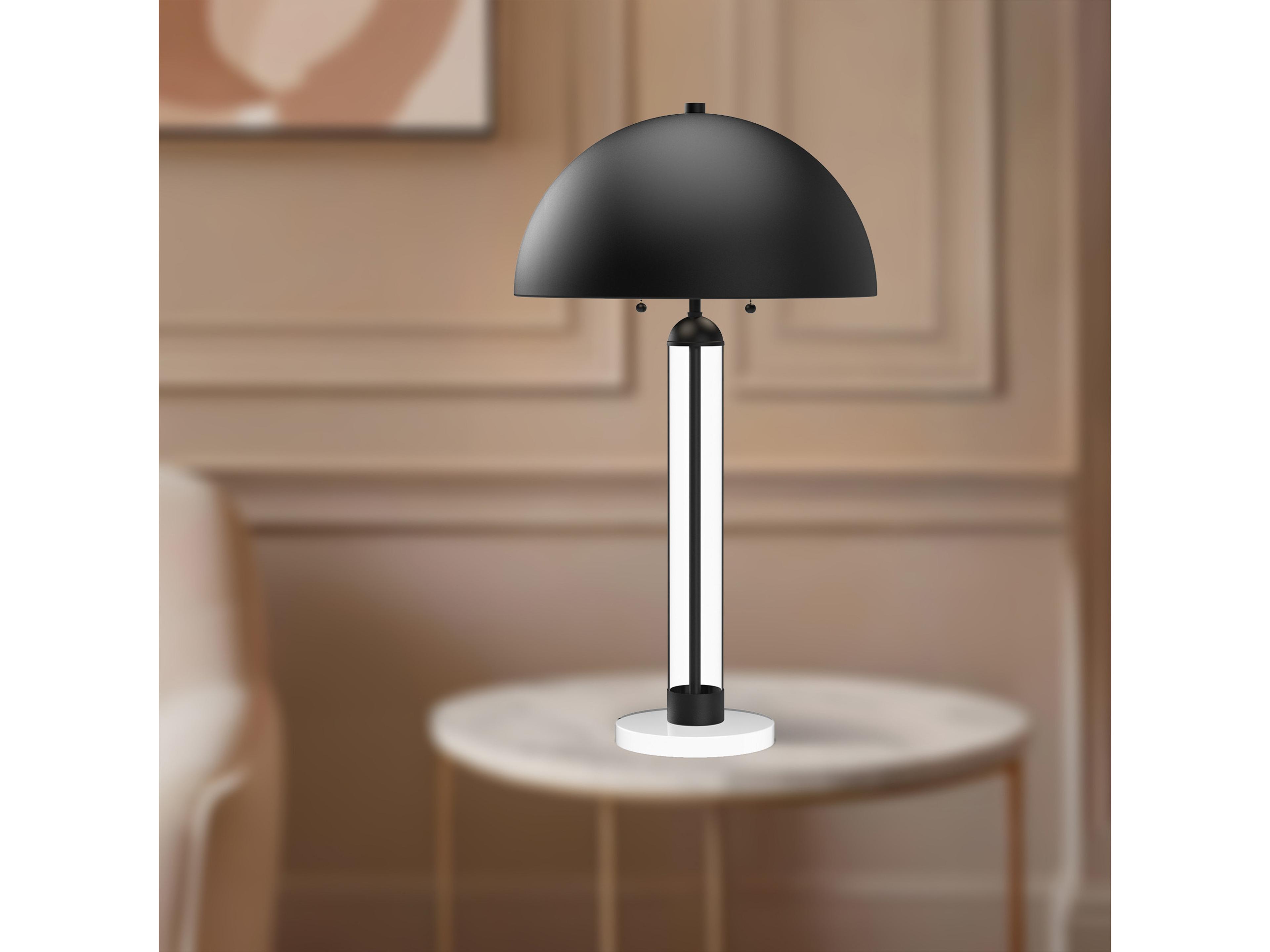 Alora Mood Margaux Matte Black Steel Buffet Lamp