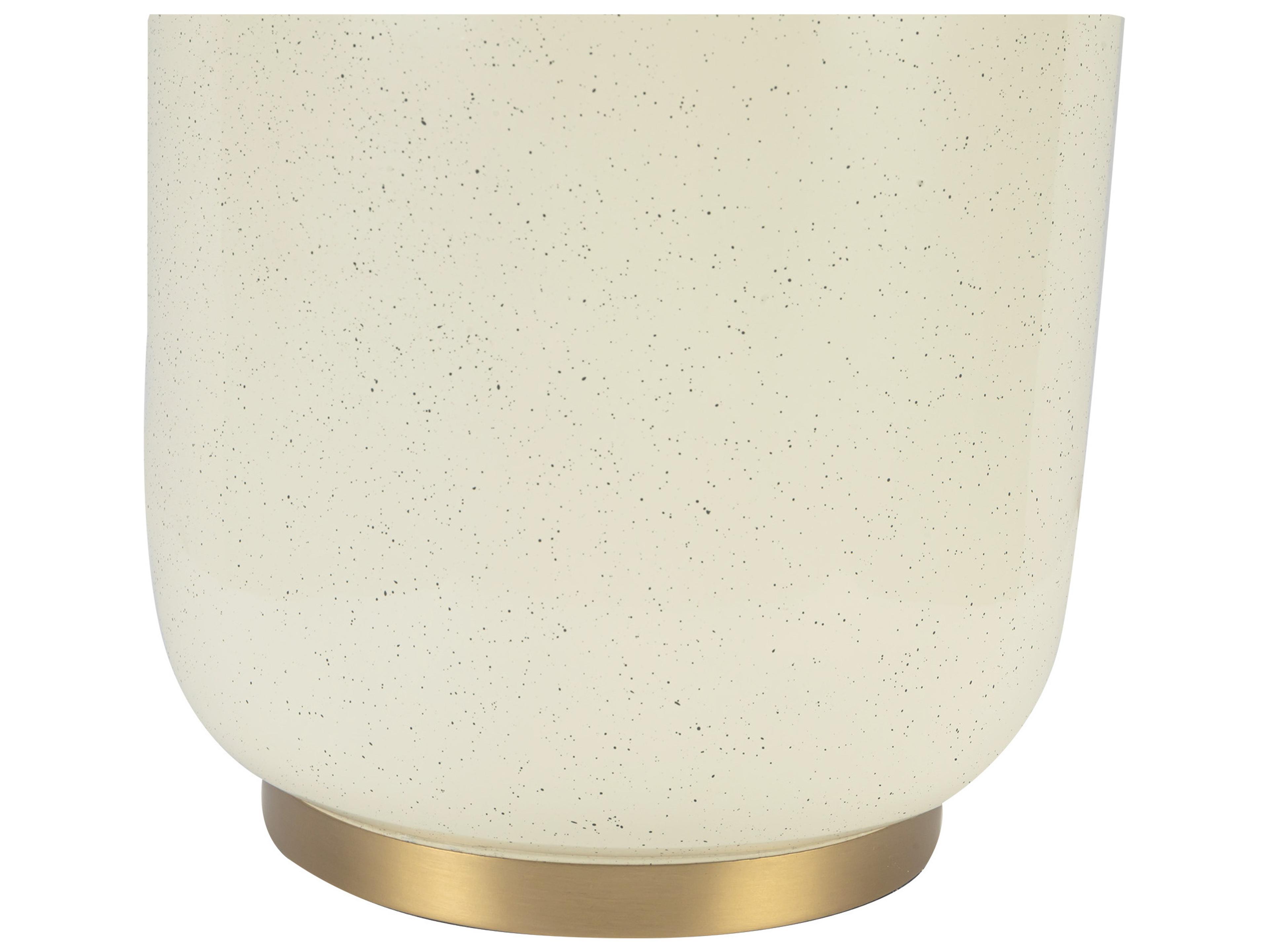 Alora Mood Crosby Brushed Gold Off White Buffet Lamp
