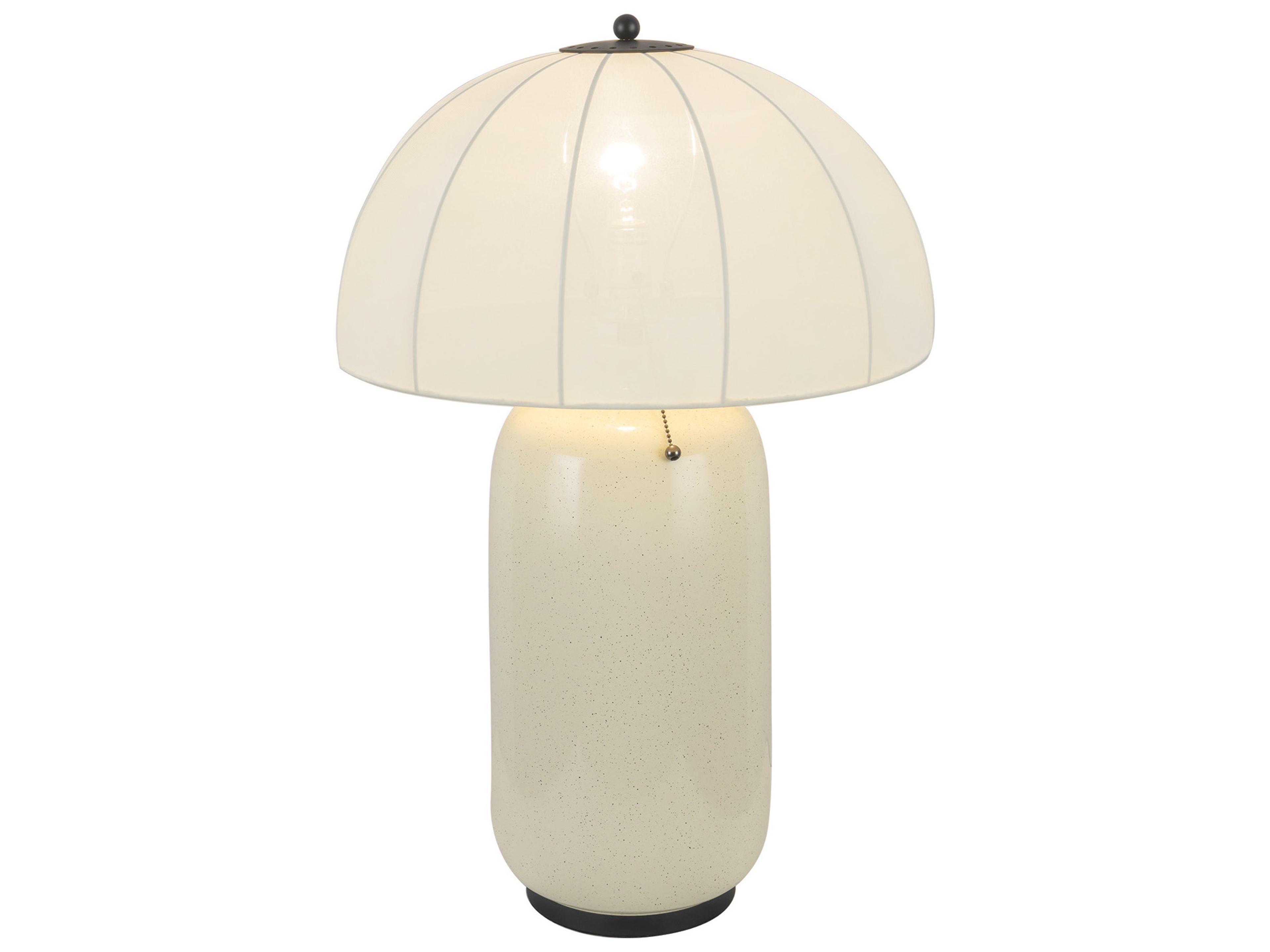 Alora Mood Crosby Matte Black Off White Buffet Lamp