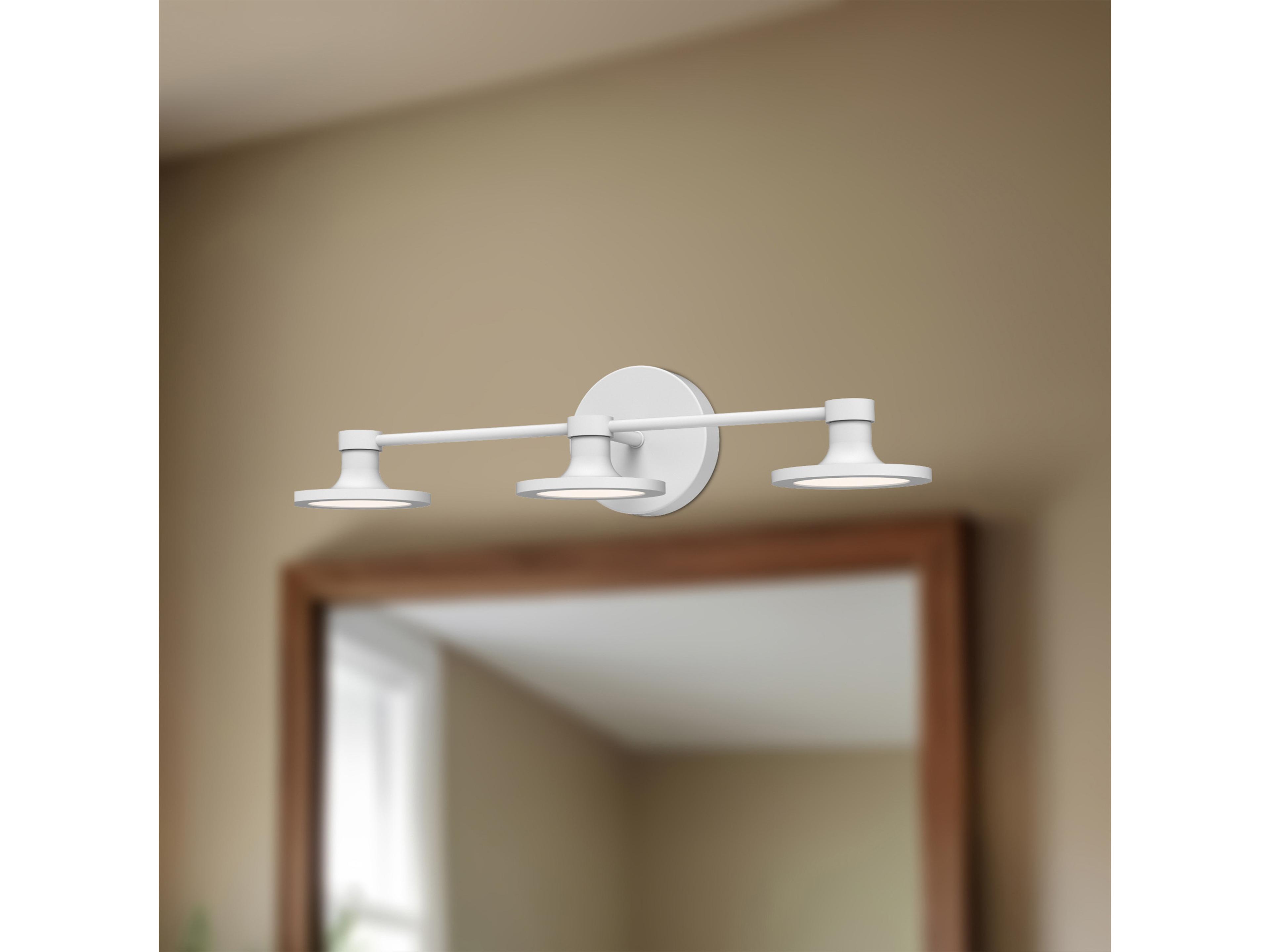 Alora Mood Issa White Vanity Light