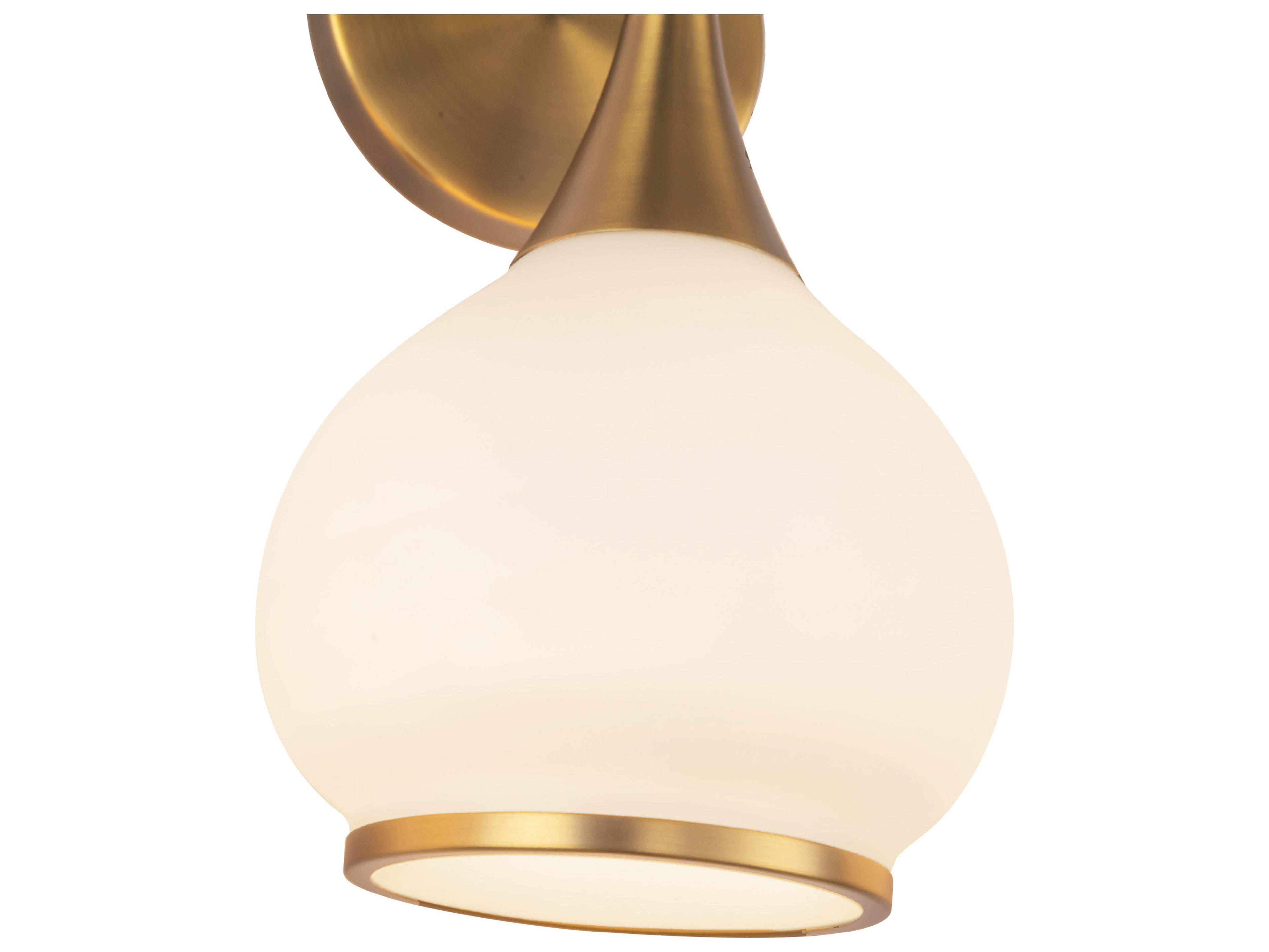 Alora Mood Hazel 3-Light Aged Gold Vanity Light