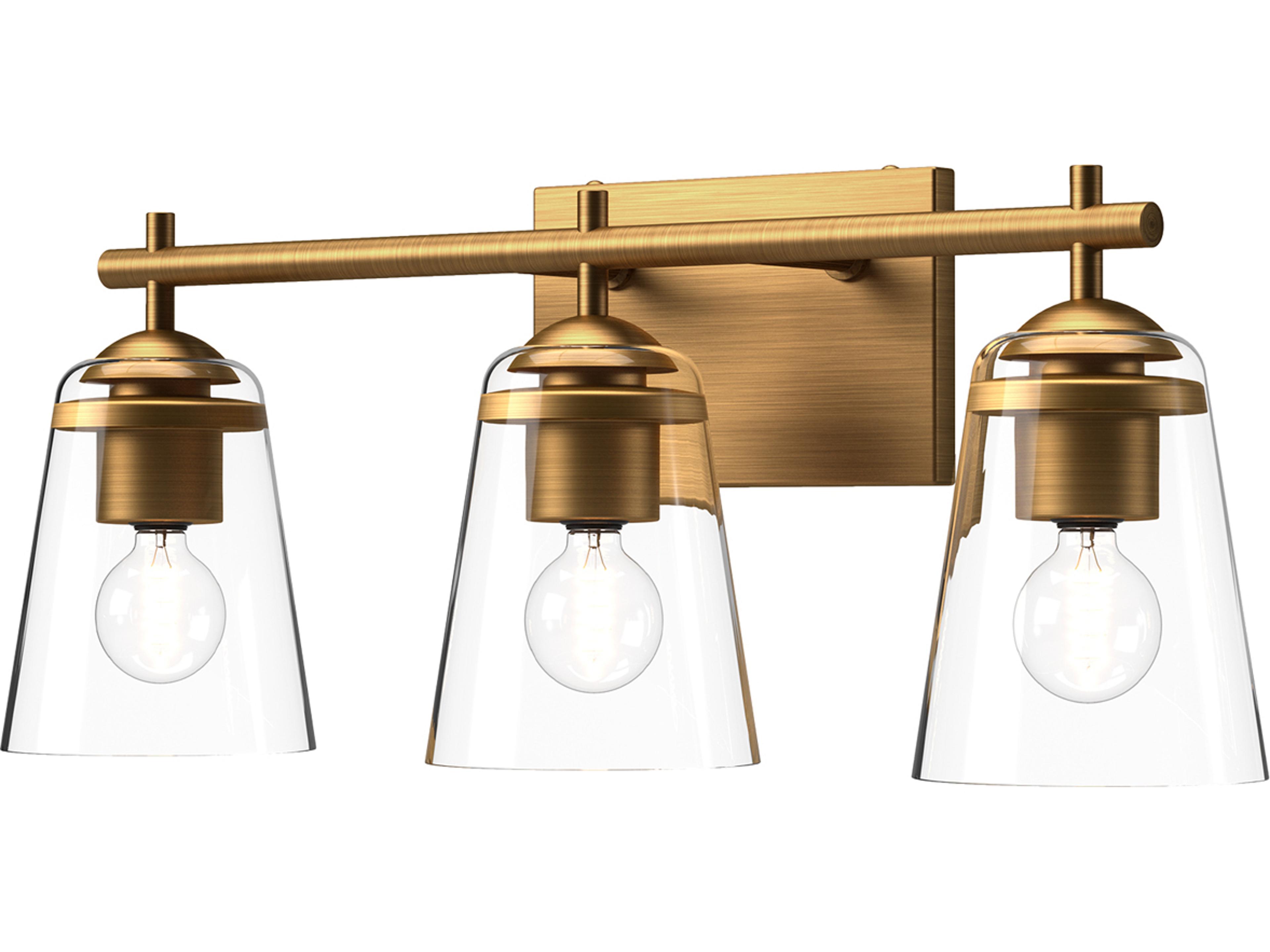 Addison 3 Light Vanity Bar Modern Gold