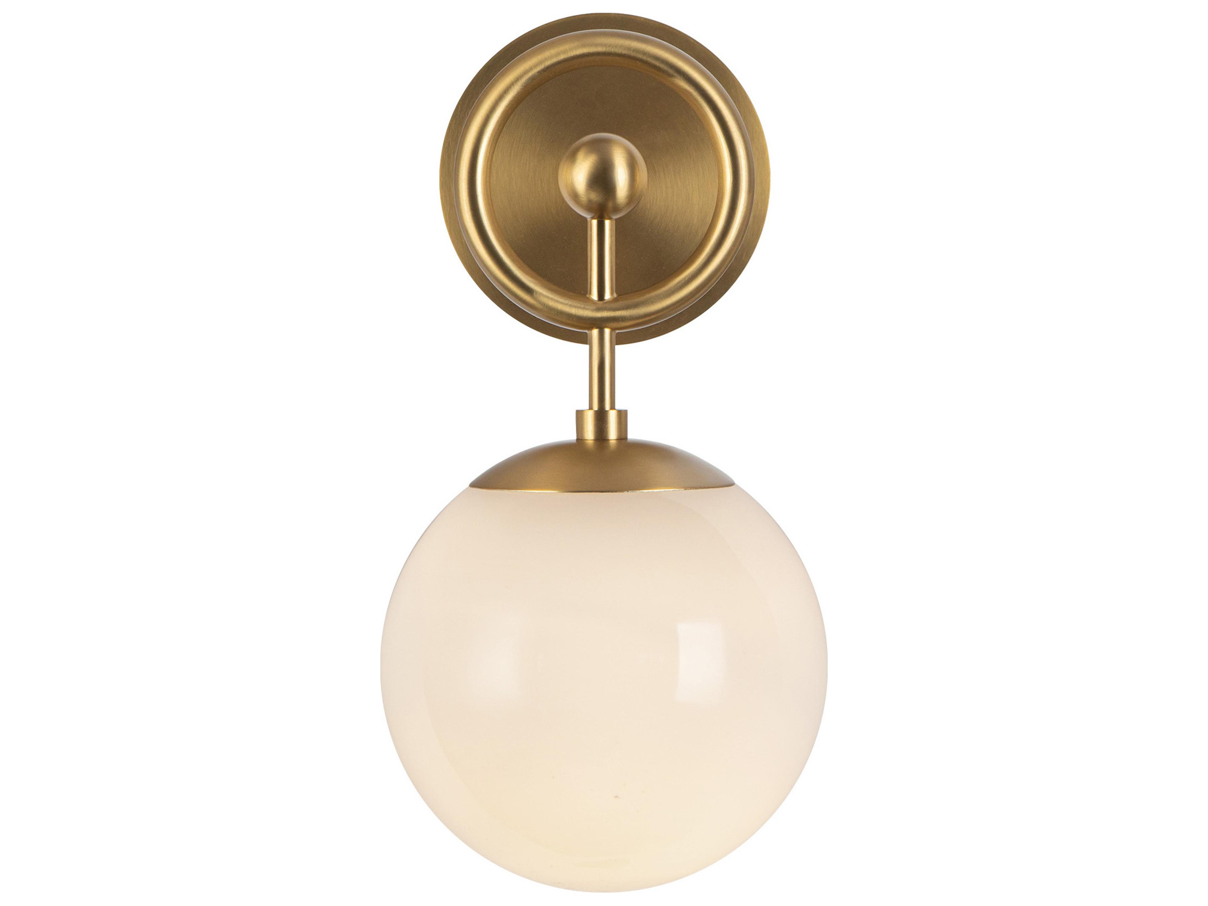 Alora Mood Fiore 1-Light Brushed Gold Wall Sconce