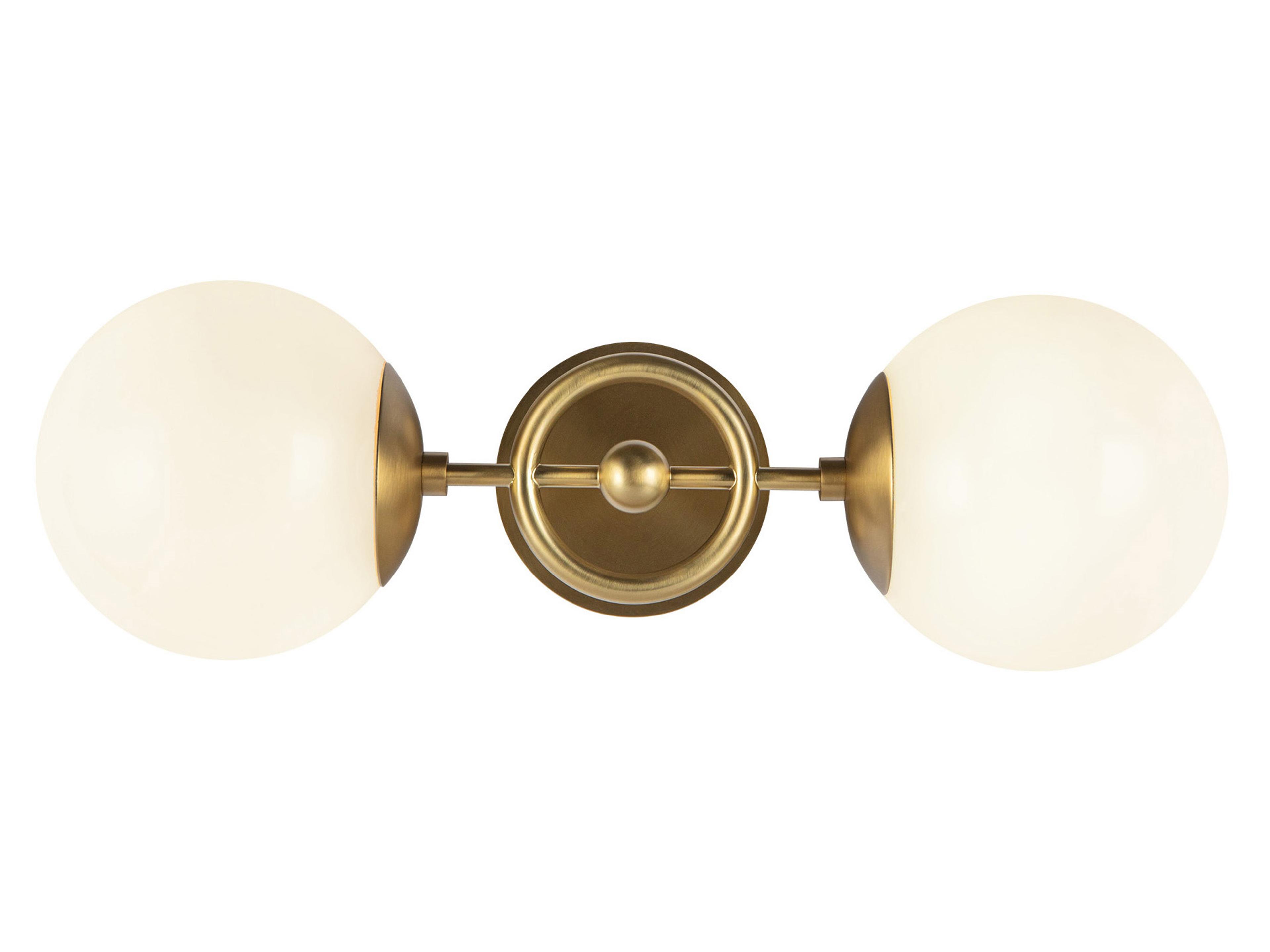 Fiore Bathroom Vanity Light in Brushed Gold